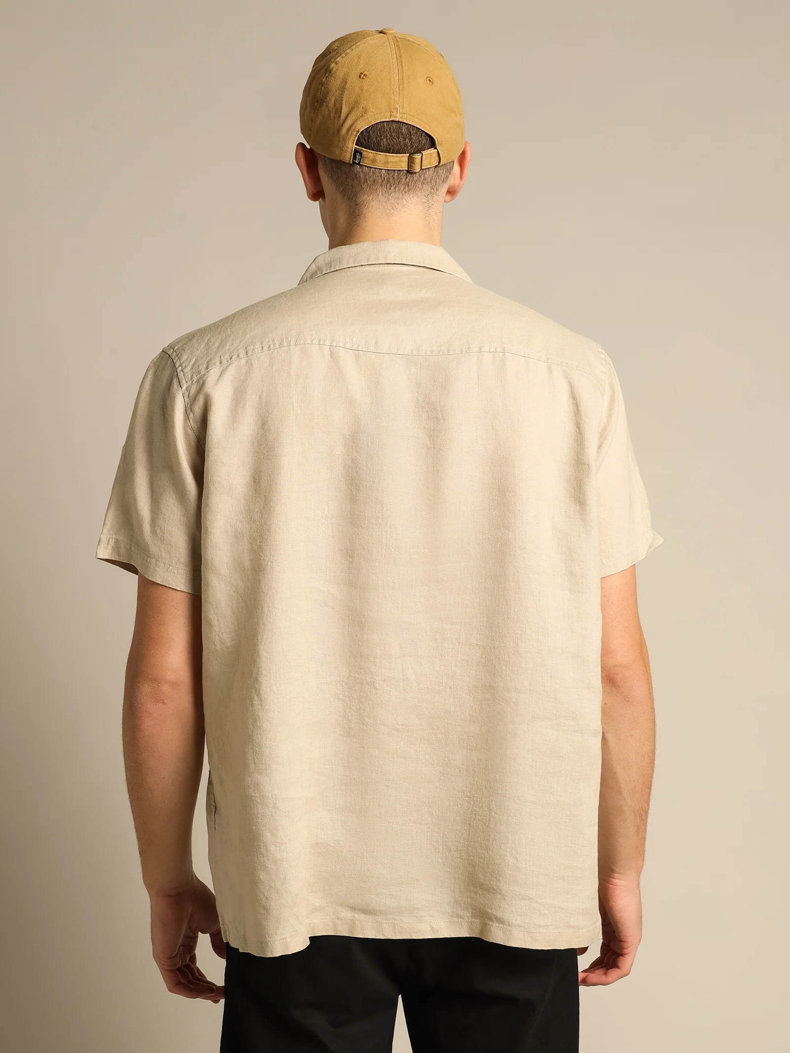 Linen Short Sleeve Shirt - Image 7