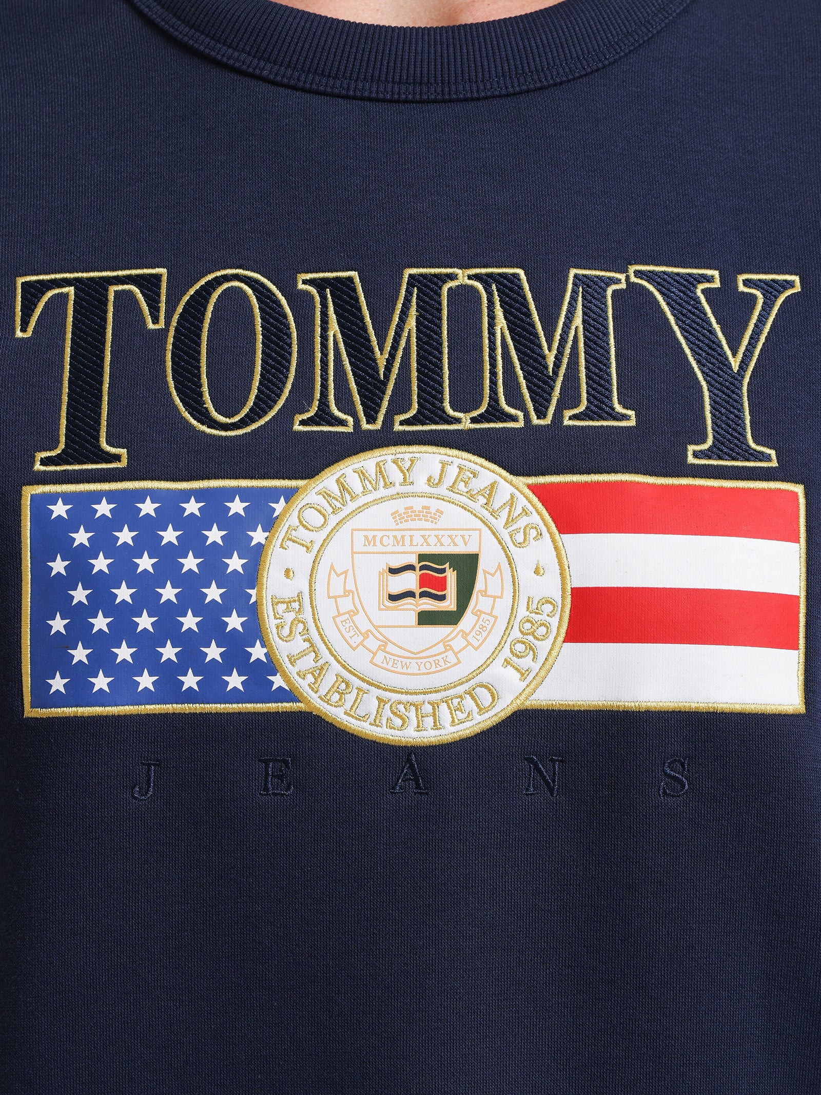 Logo Applique Relaxed Fit Sweatshirt - Image 3