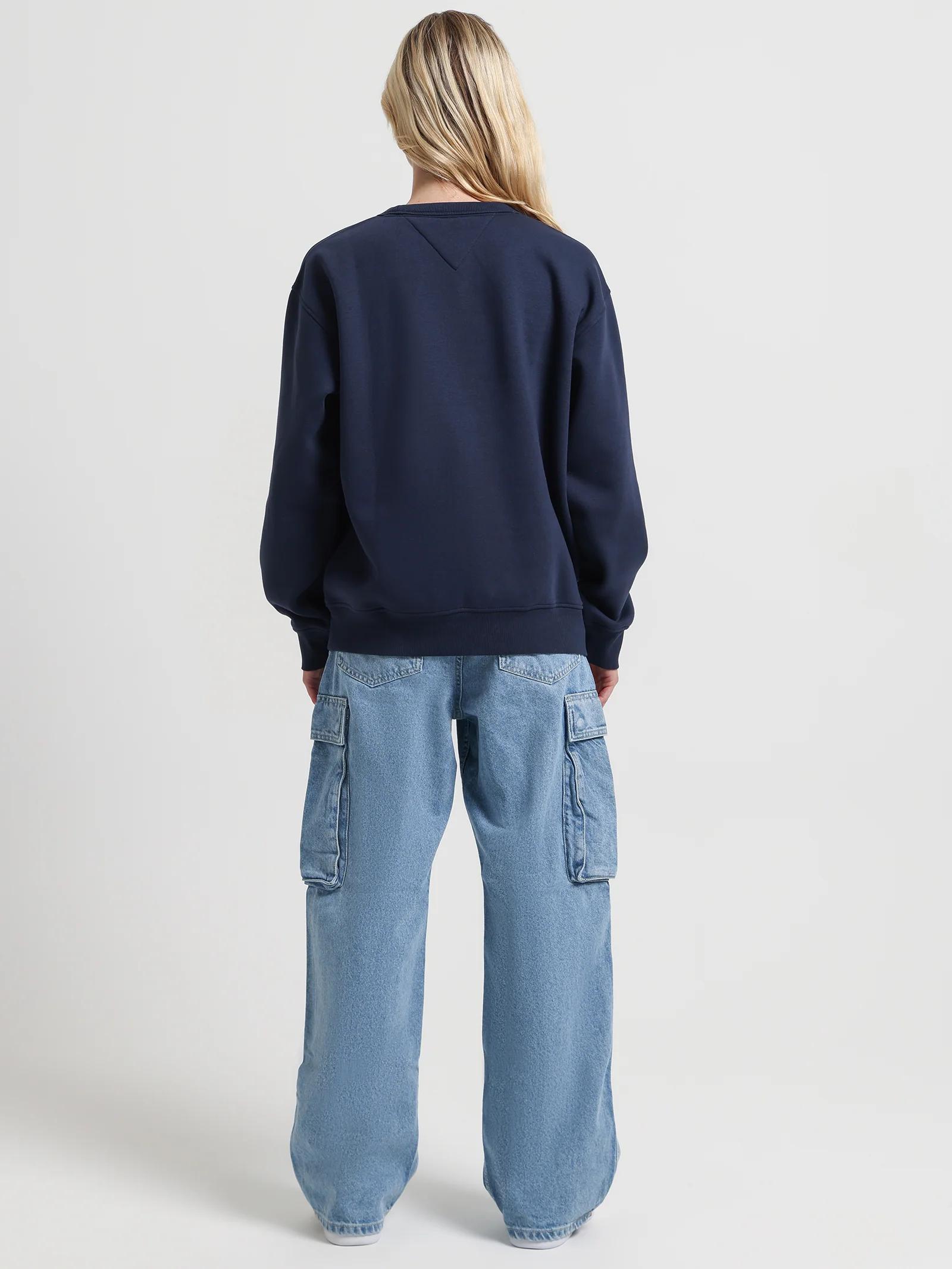 Logo Applique Relaxed Fit Sweatshirt - Image 5