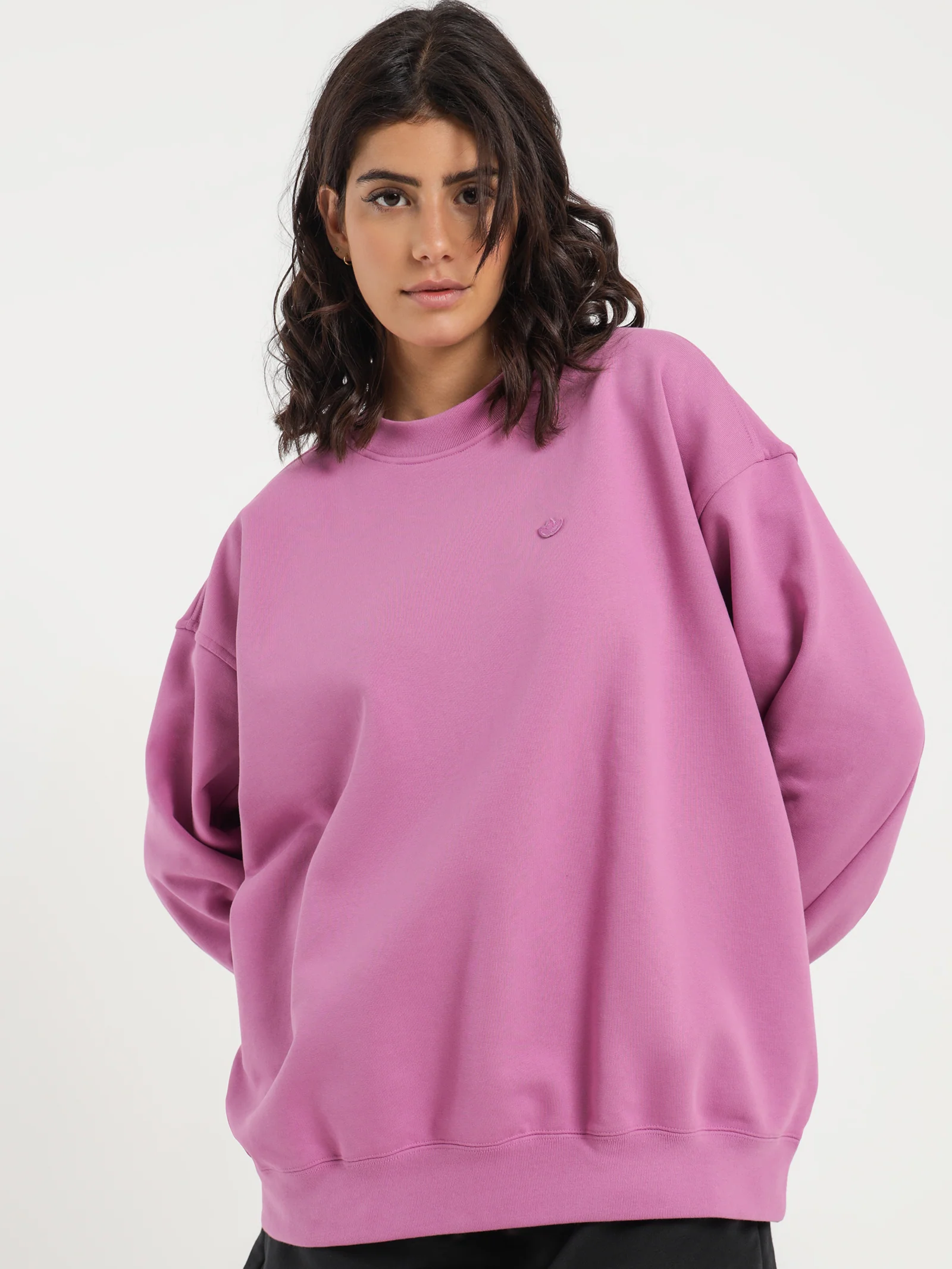 Logo Applique Sweatshirt
