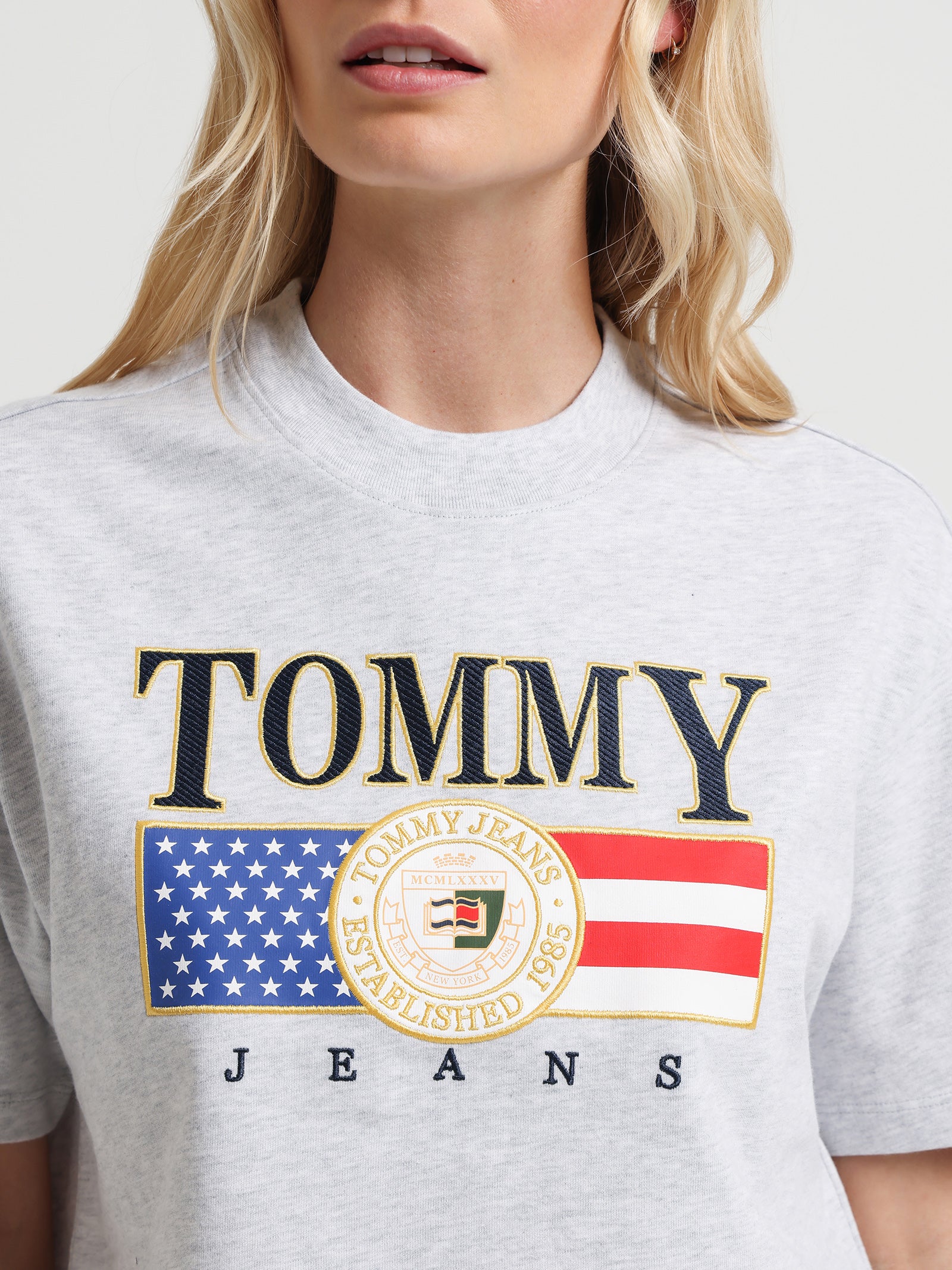 Logo Brushed Jersey Crop Top - Image 3