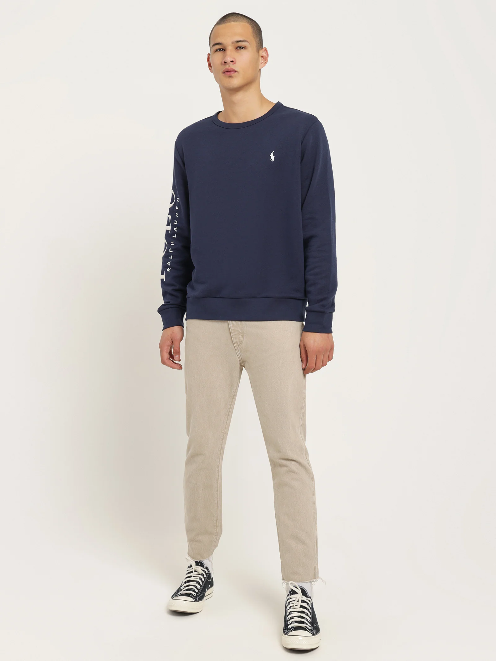 Logo Embroidered Crew Fleece - Image 4