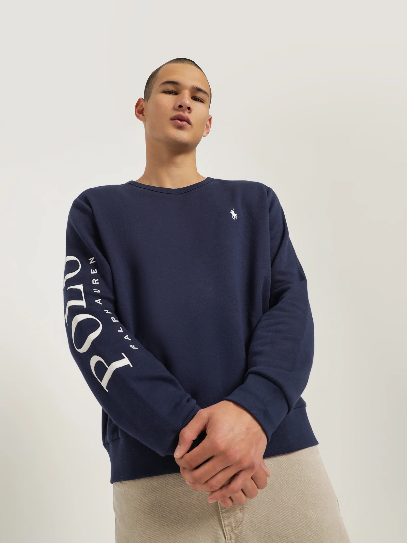 Logo Embroidered Crew Fleece - Image 5