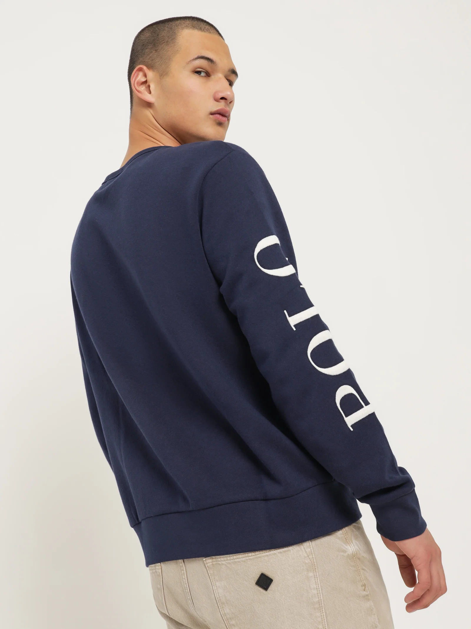 Logo Embroidered Crew Fleece - Image 8