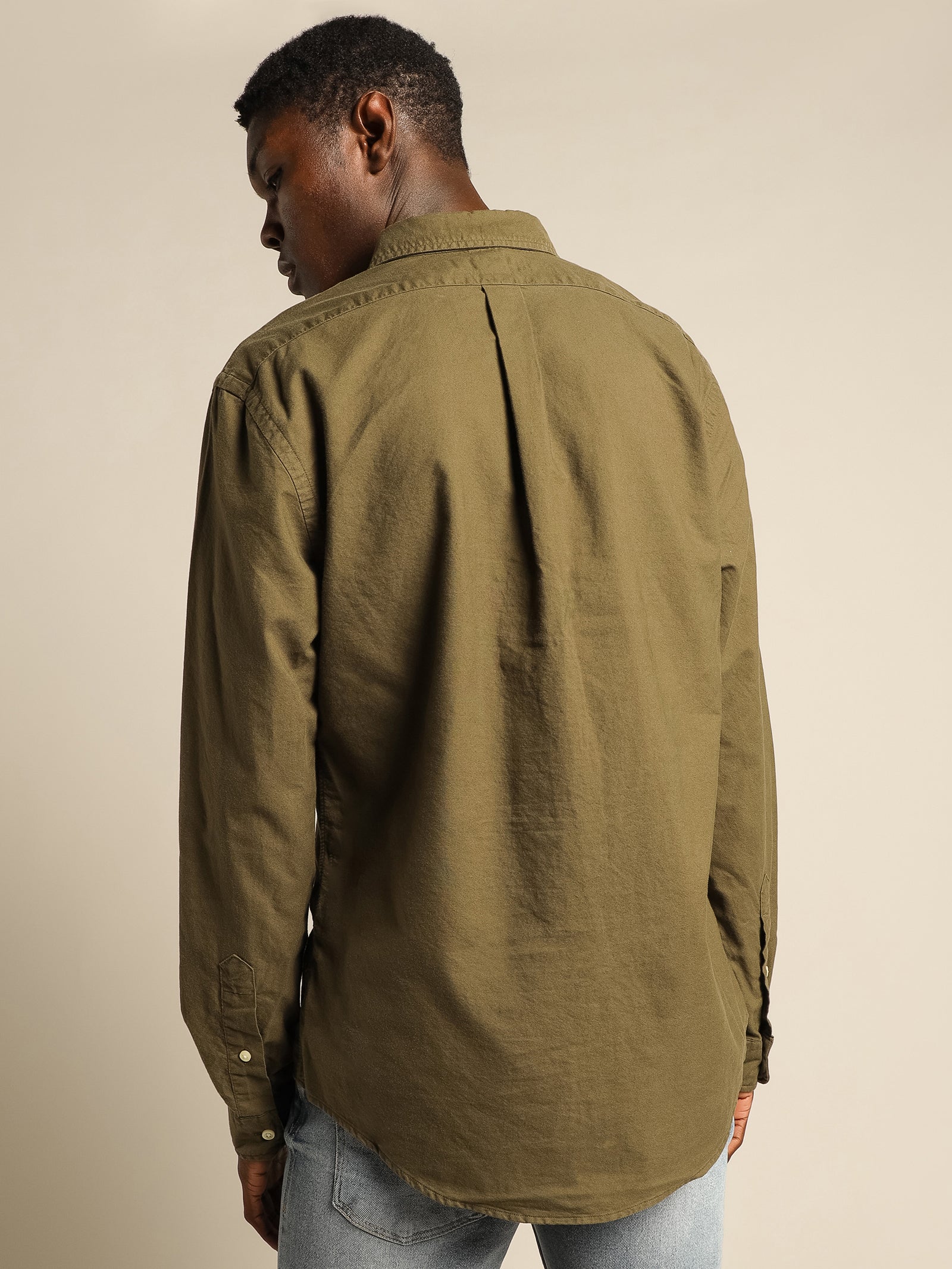 Logo Embroidered Long Sleeve Shirt - Image 7