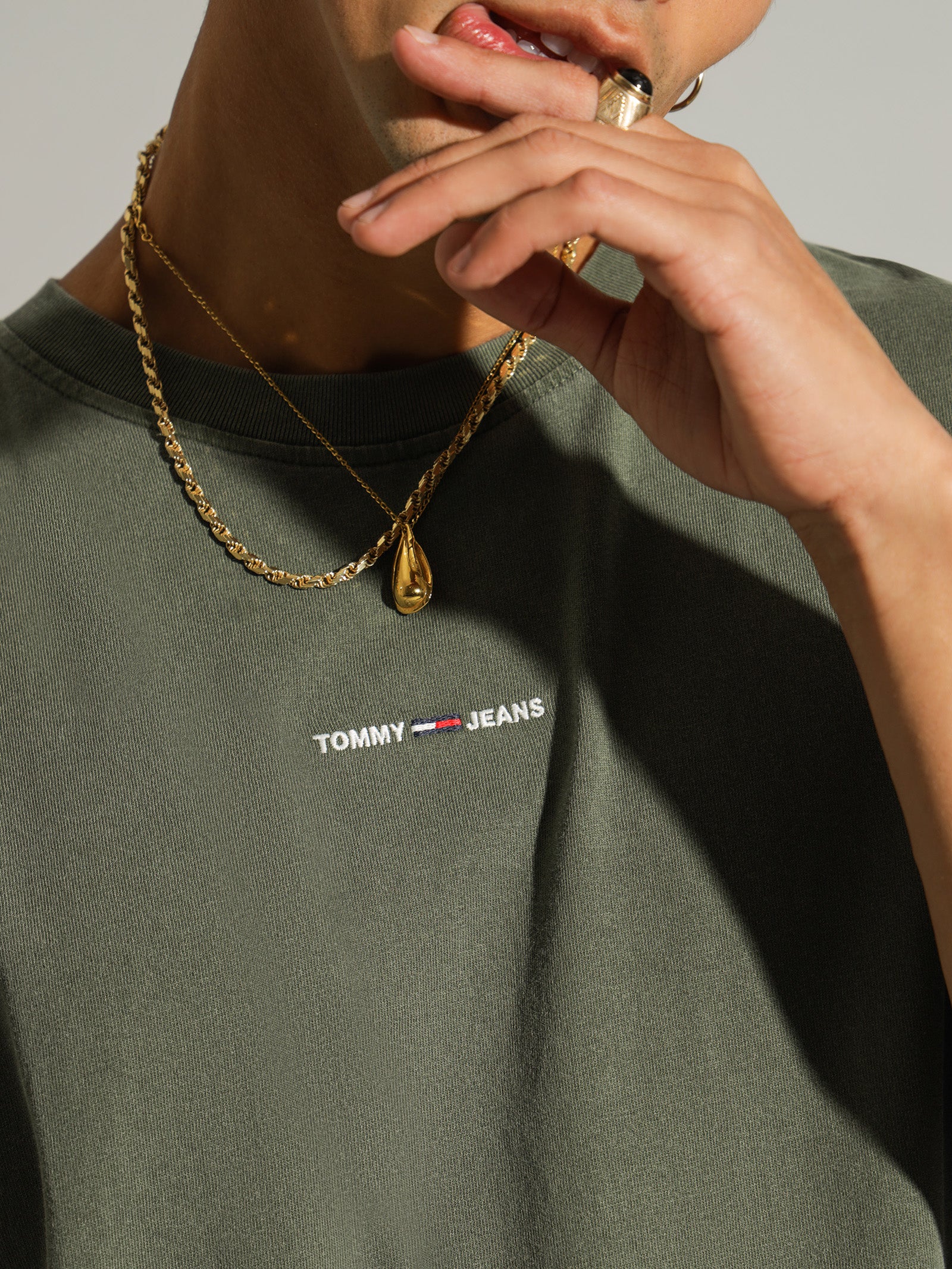 Logo Pigment Dyed T-Shirt - Image 4