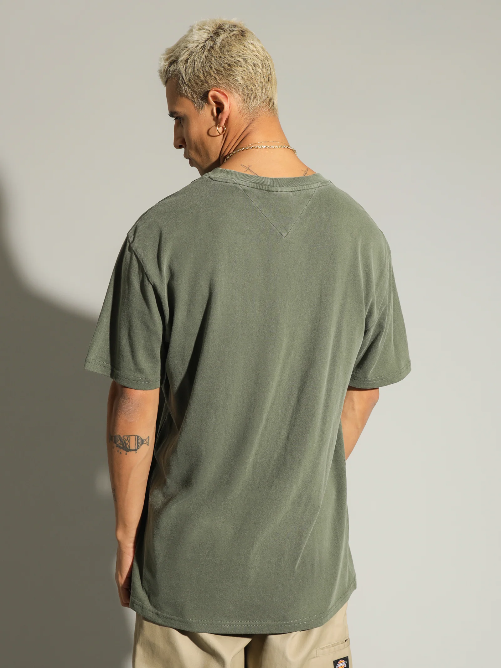 Logo Pigment Dyed T-Shirt - Image 5