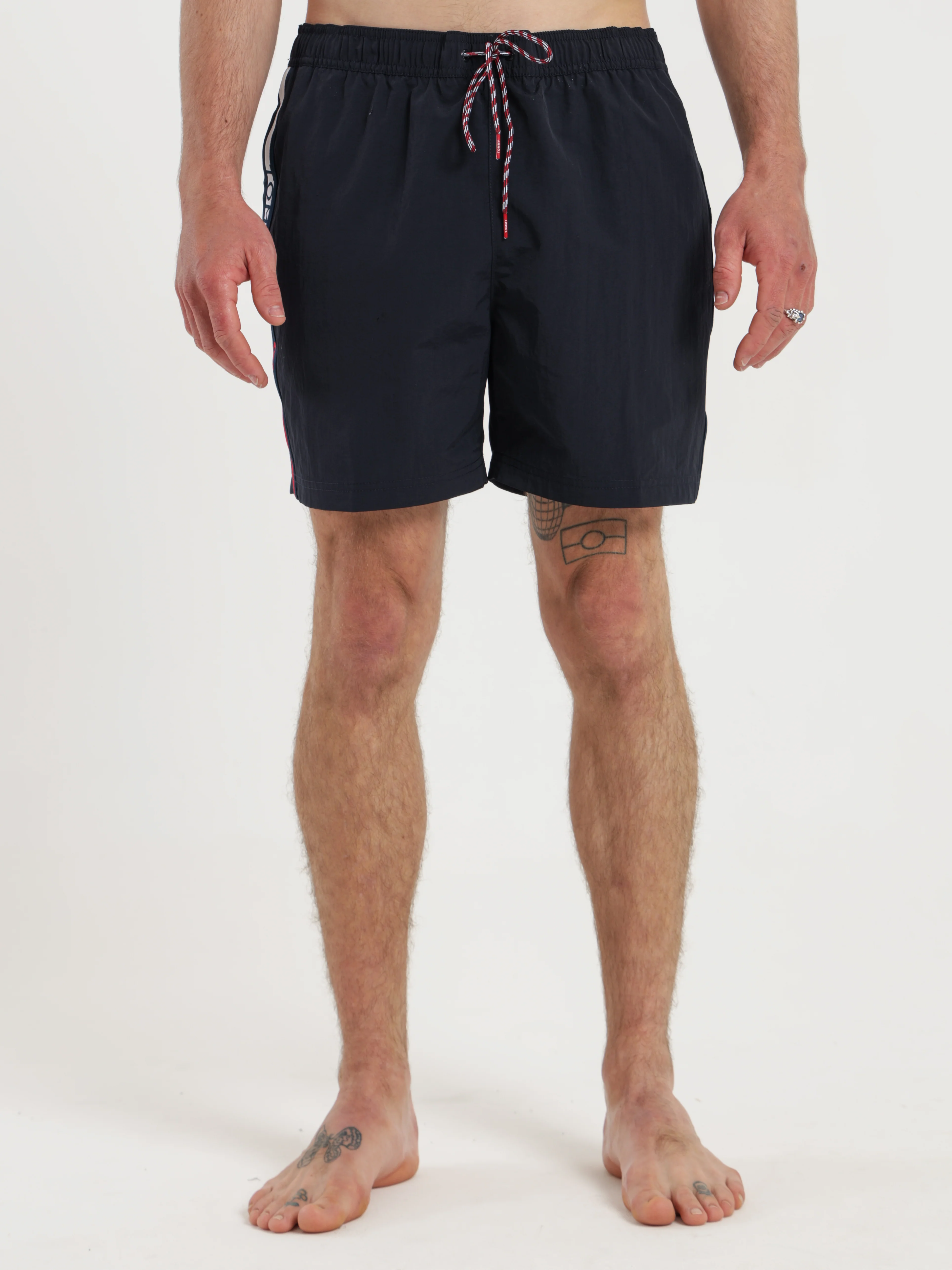 Logo Waist Mid-Length Swim Shorts - Image 5