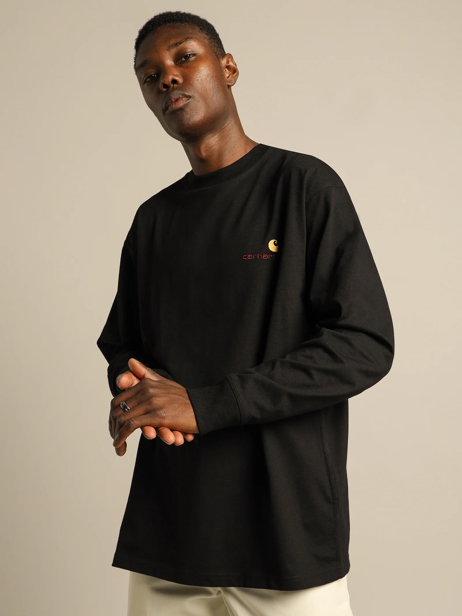 Long Sleeve American Script Crew - Image 2