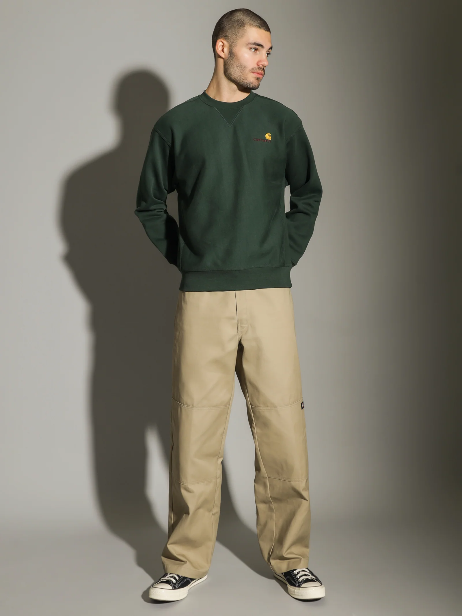 Long Sleeve American Script Crew - Image 5