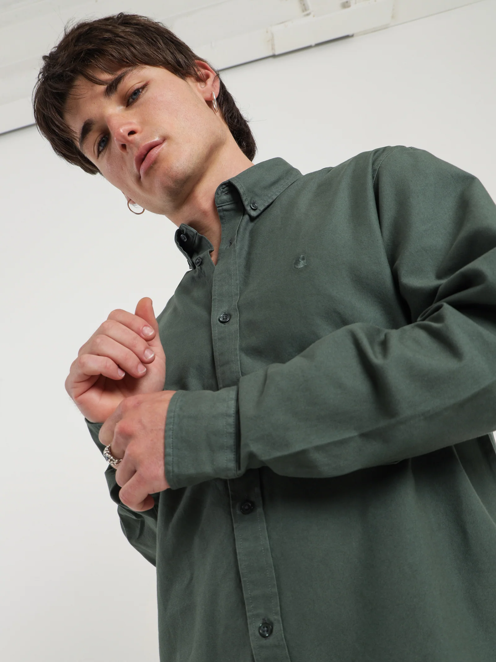 Long Sleeve Bolton Shirt - Image 2