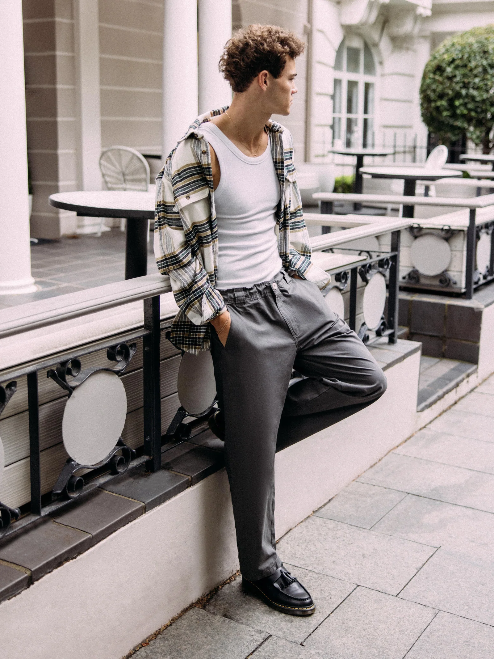 Long Sleeve Hawkins Check Shirt - Image 2