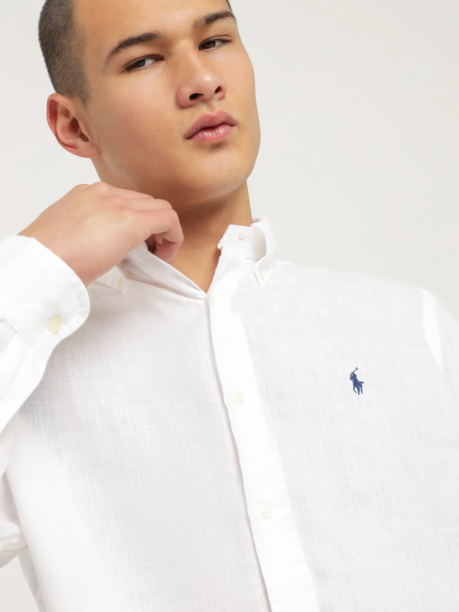 Long Sleeve Linen Shirt - Image 5