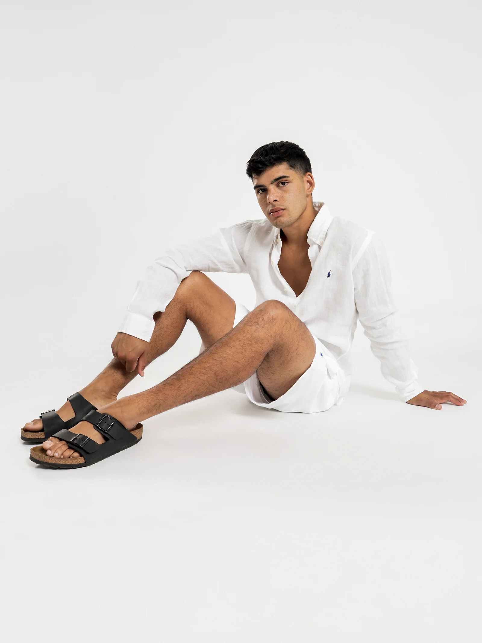 Long Sleeve Linen Sport Shirt - Image 2