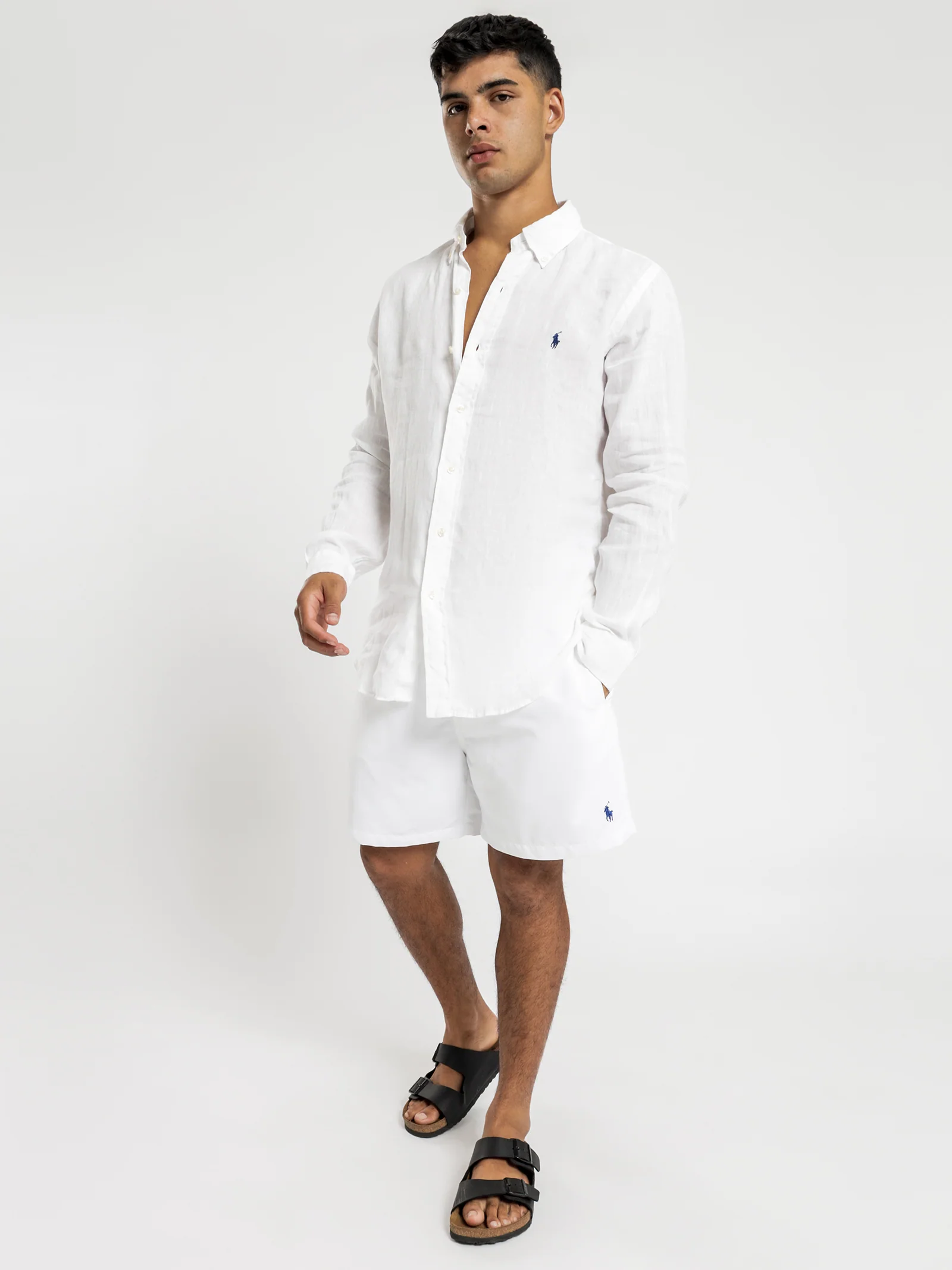 Long Sleeve Linen Sport Shirt - Image 4