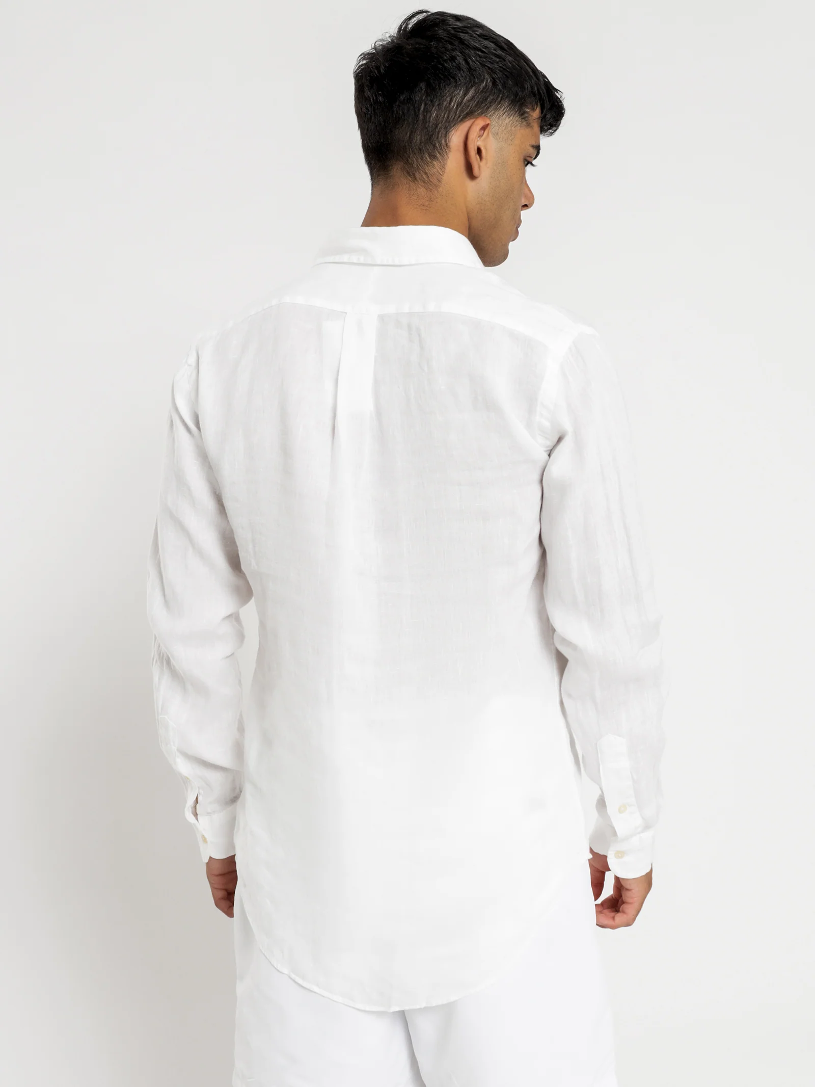 Long Sleeve Linen Sport Shirt - Image 5