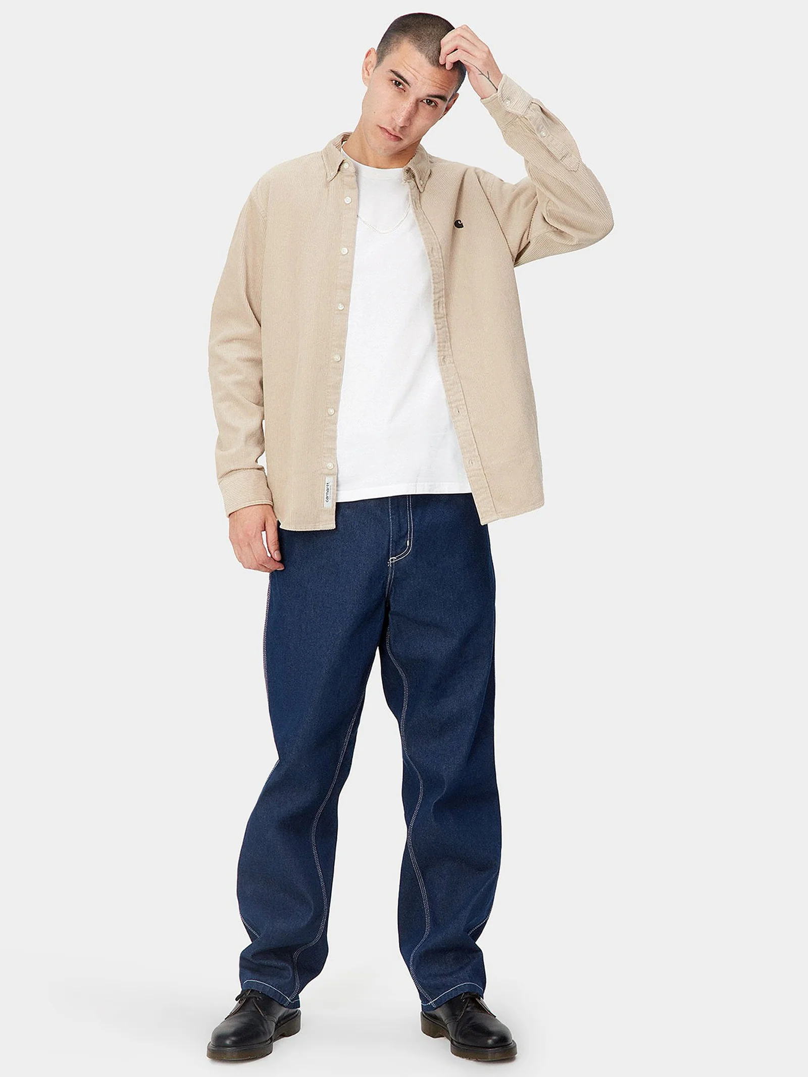 Long Sleeve Madison Cord Shirt - Image 2