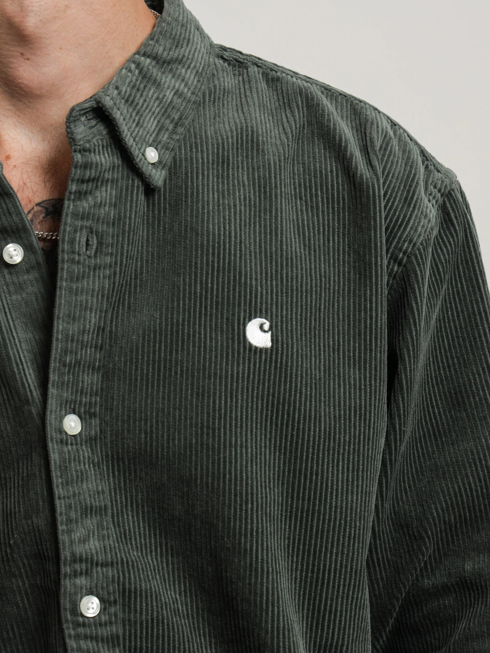 Long Sleeve Madison Cord Shirt - Image 3