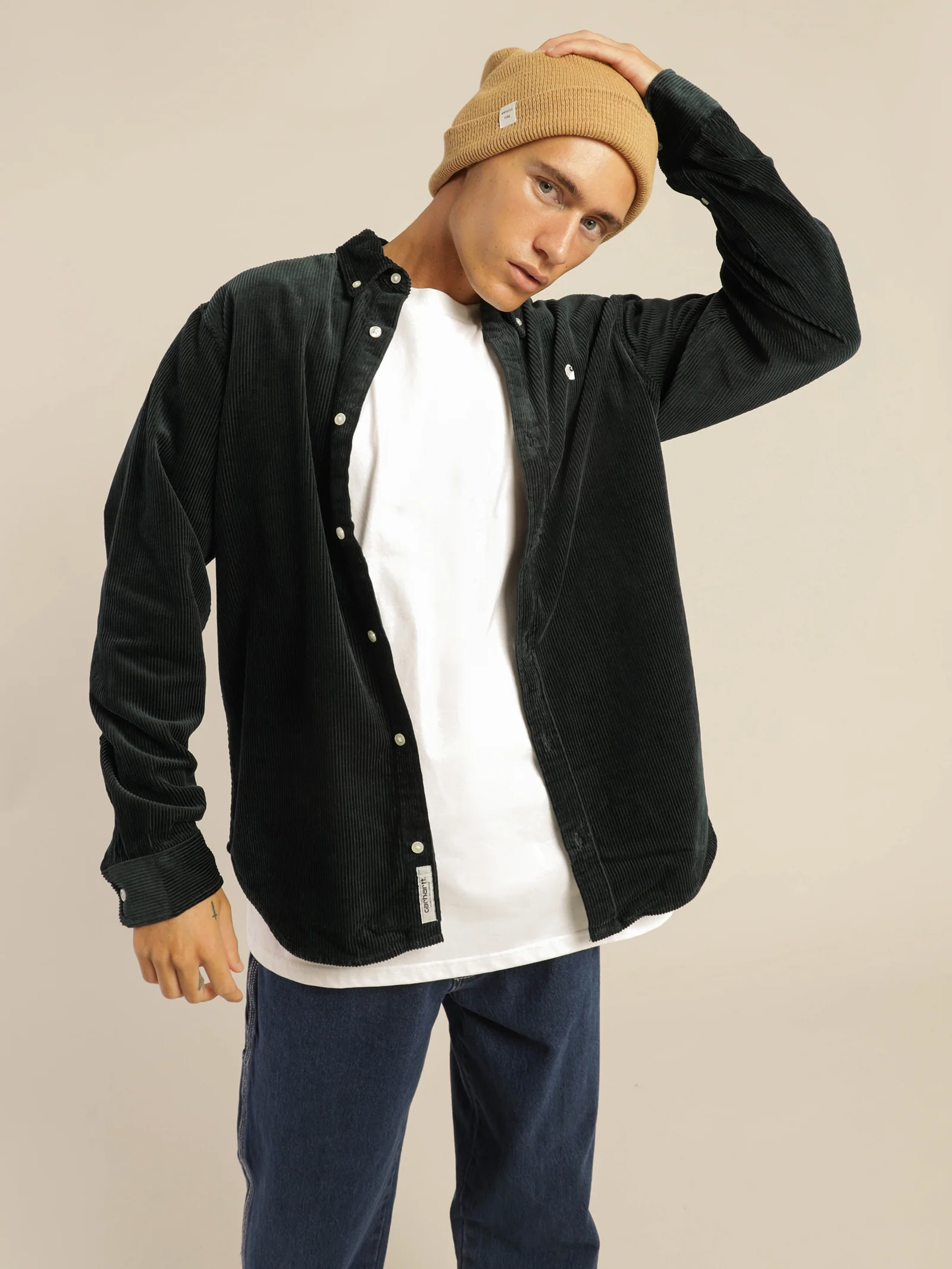 Long Sleeve Madison Cord Shirt - Image 2
