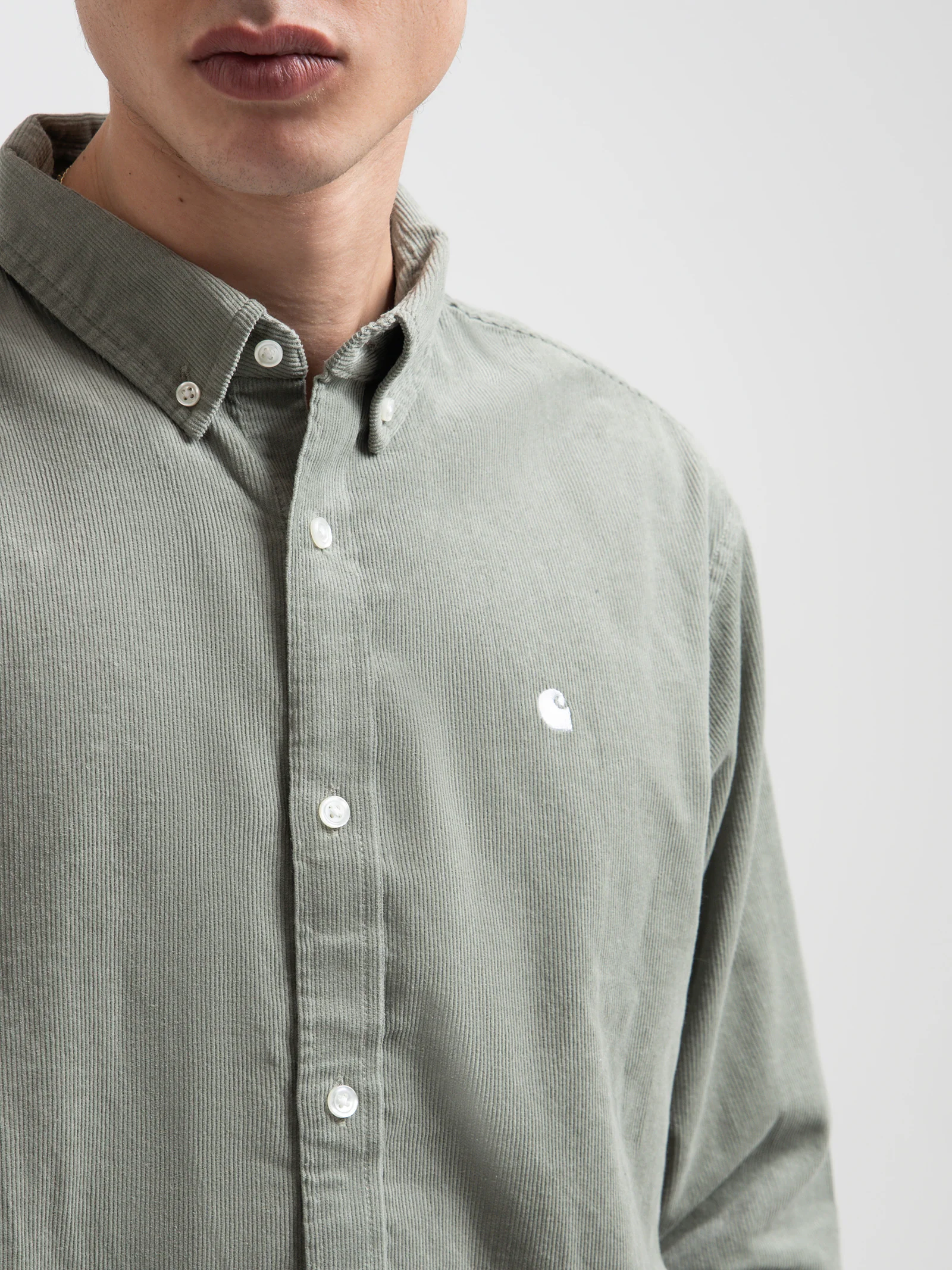Long Sleeve Madison Fine Cord Shirt - Image 3