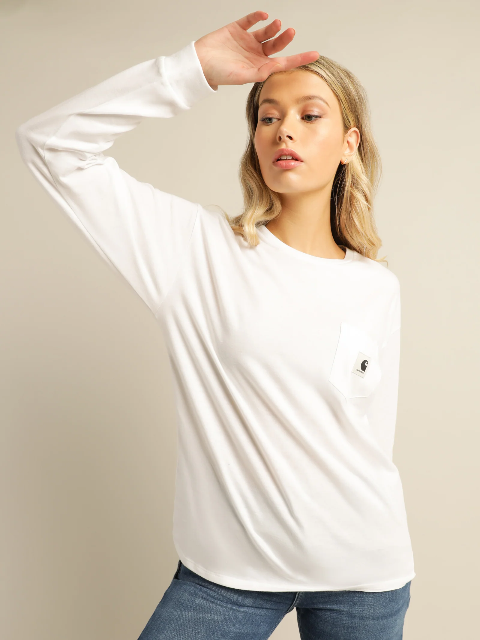 Long Sleeve Pocket T-Shirt - Image 2