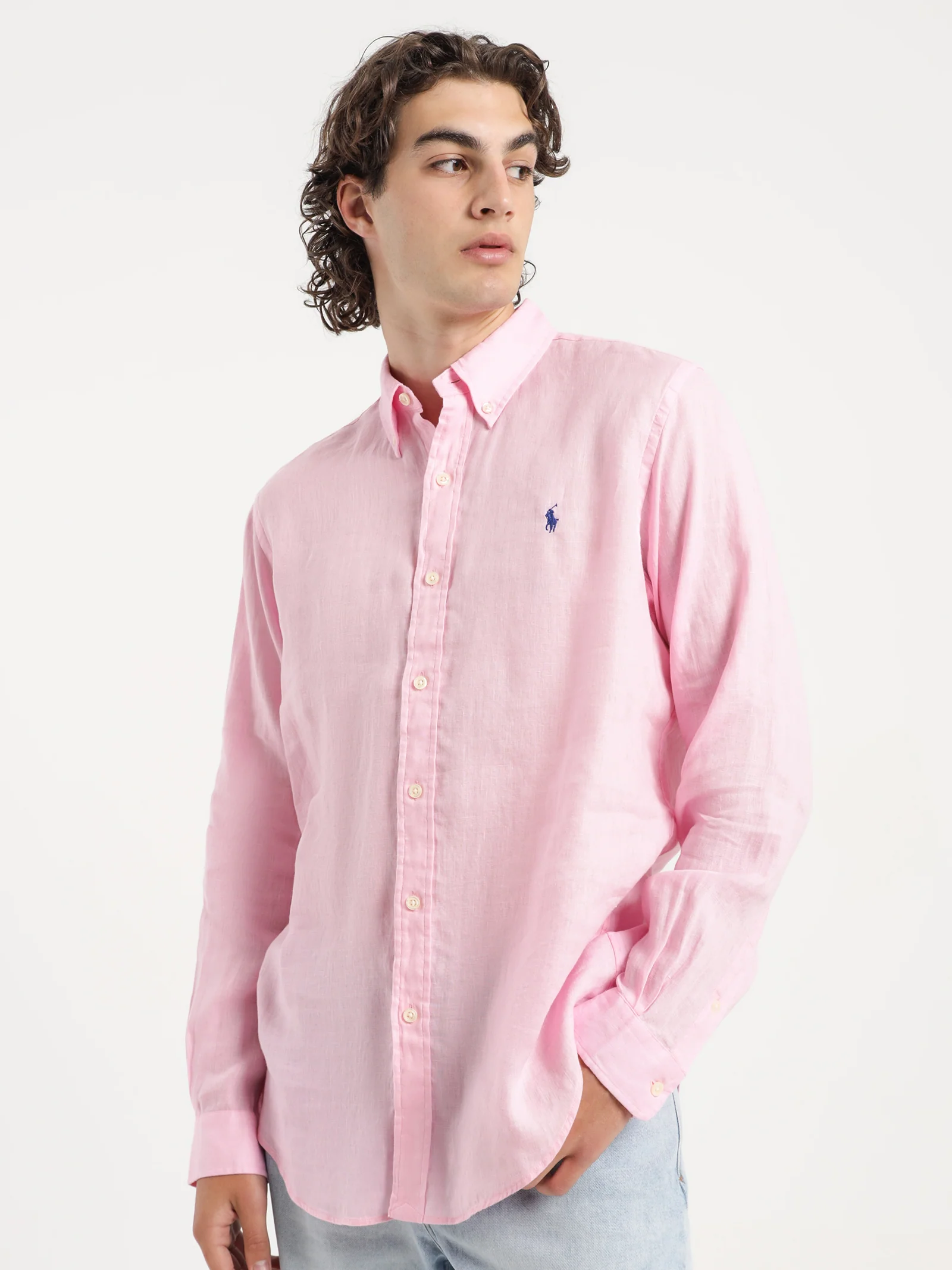 Long Sleeve Sport Button Up Shirt - Image 2