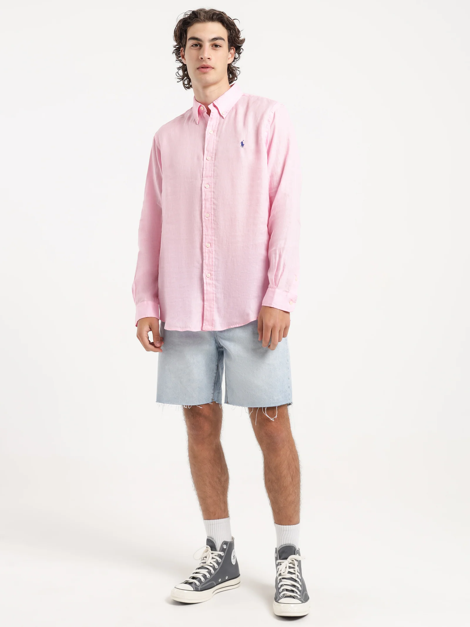Long Sleeve Sport Button Up Shirt - Image 4