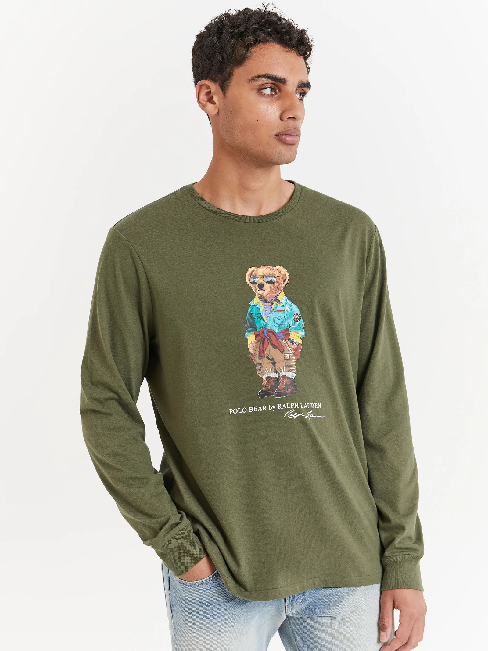 Long Sleeve Trekking Bear T-Shirt - Image 3