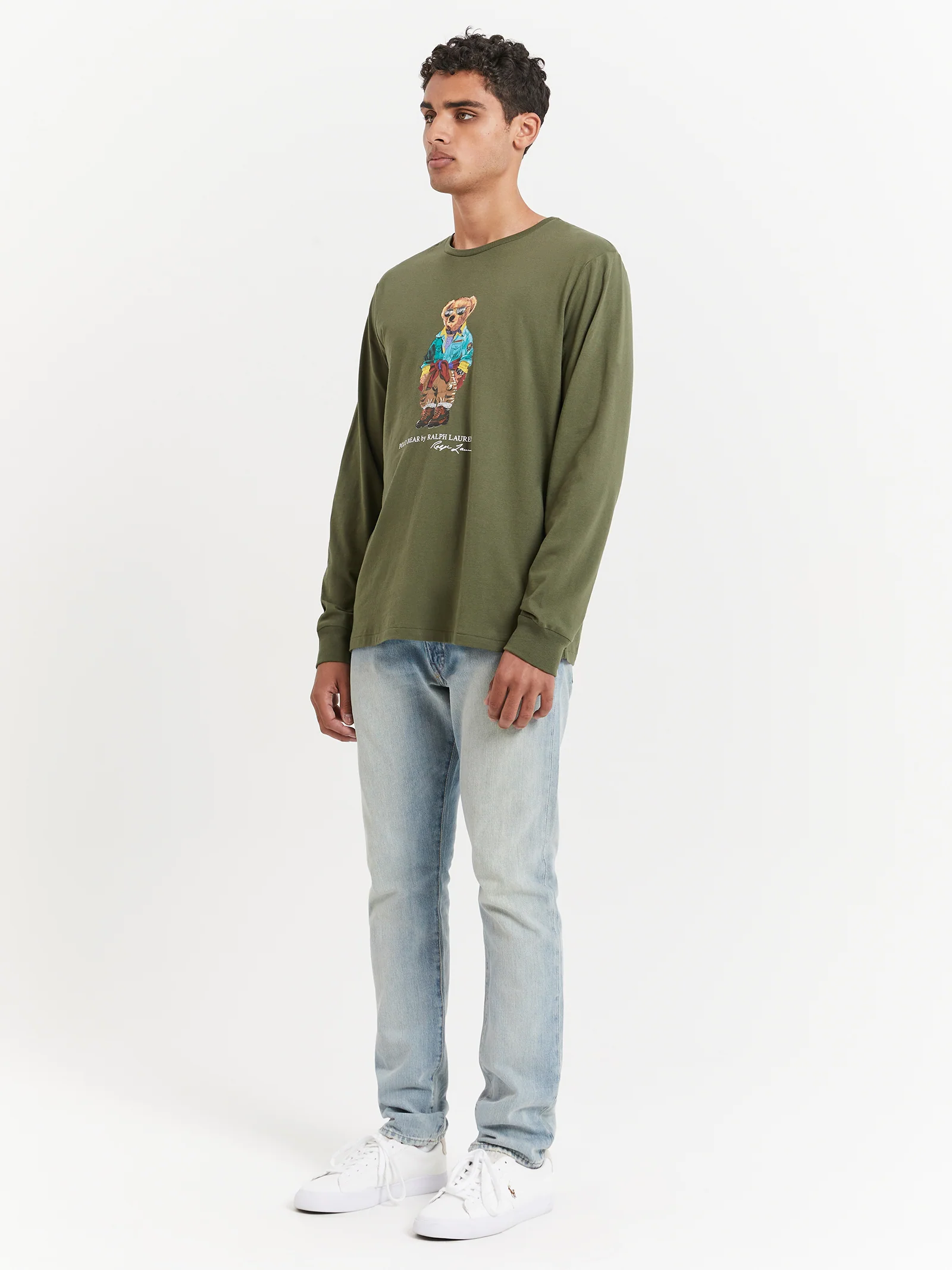 Long Sleeve Trekking Bear T-Shirt - Image 4