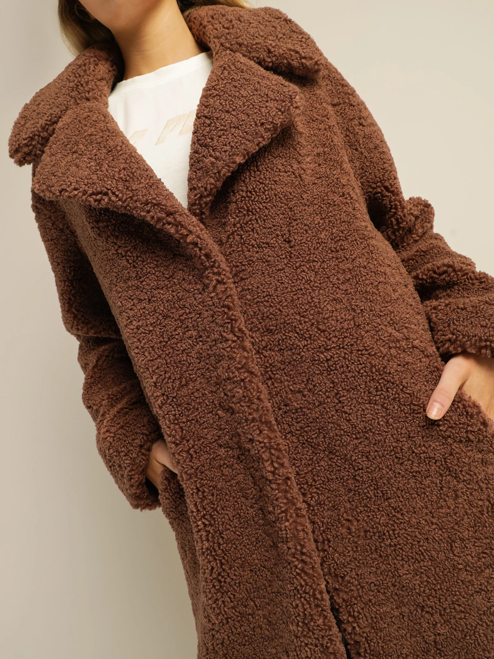 Longline Teddy Jacket - Image 3