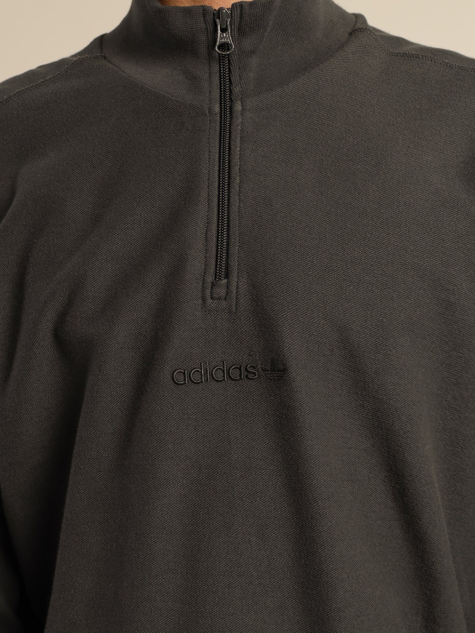 Loopback Quarter Zip Sweatshirt - Image 4