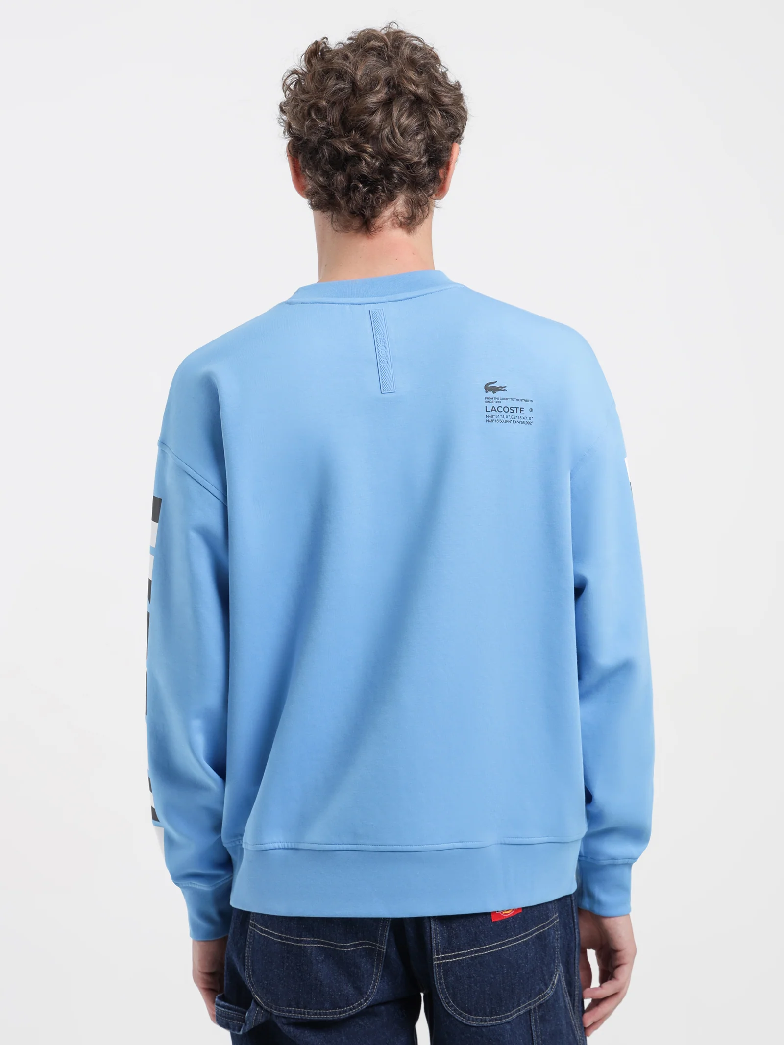 Loose-Fit Reflective Print Active Sailing Crew - Image 6
