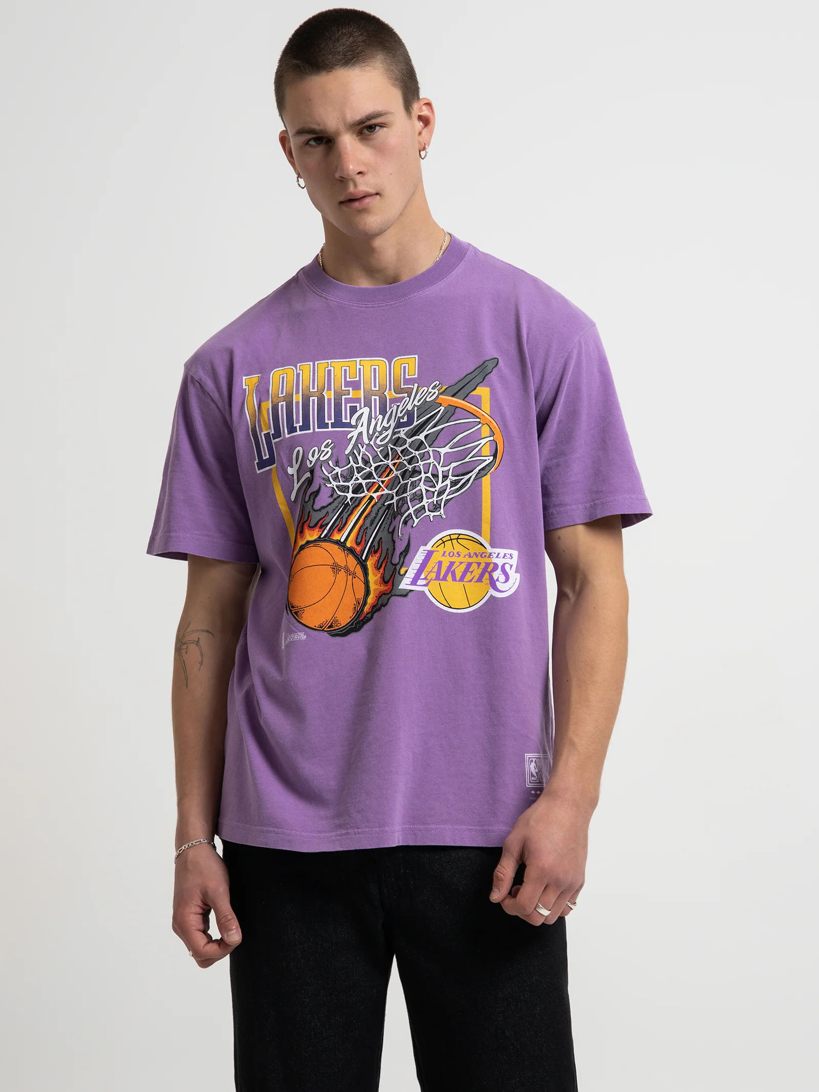 Los Angeles Lakers Fireball T-Shirt - Image 3