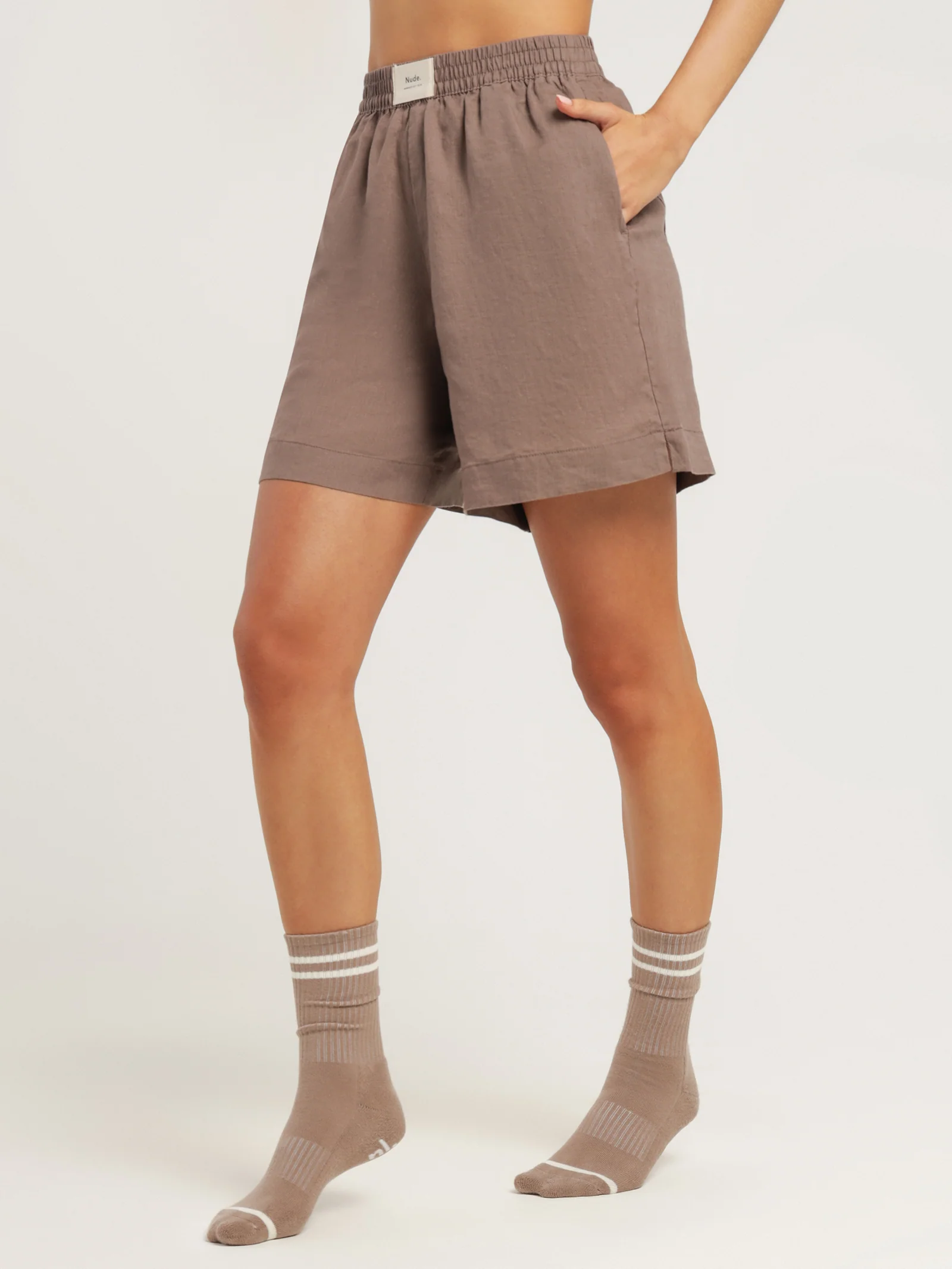 Lounge Heritage Linen Shorts - Image 3