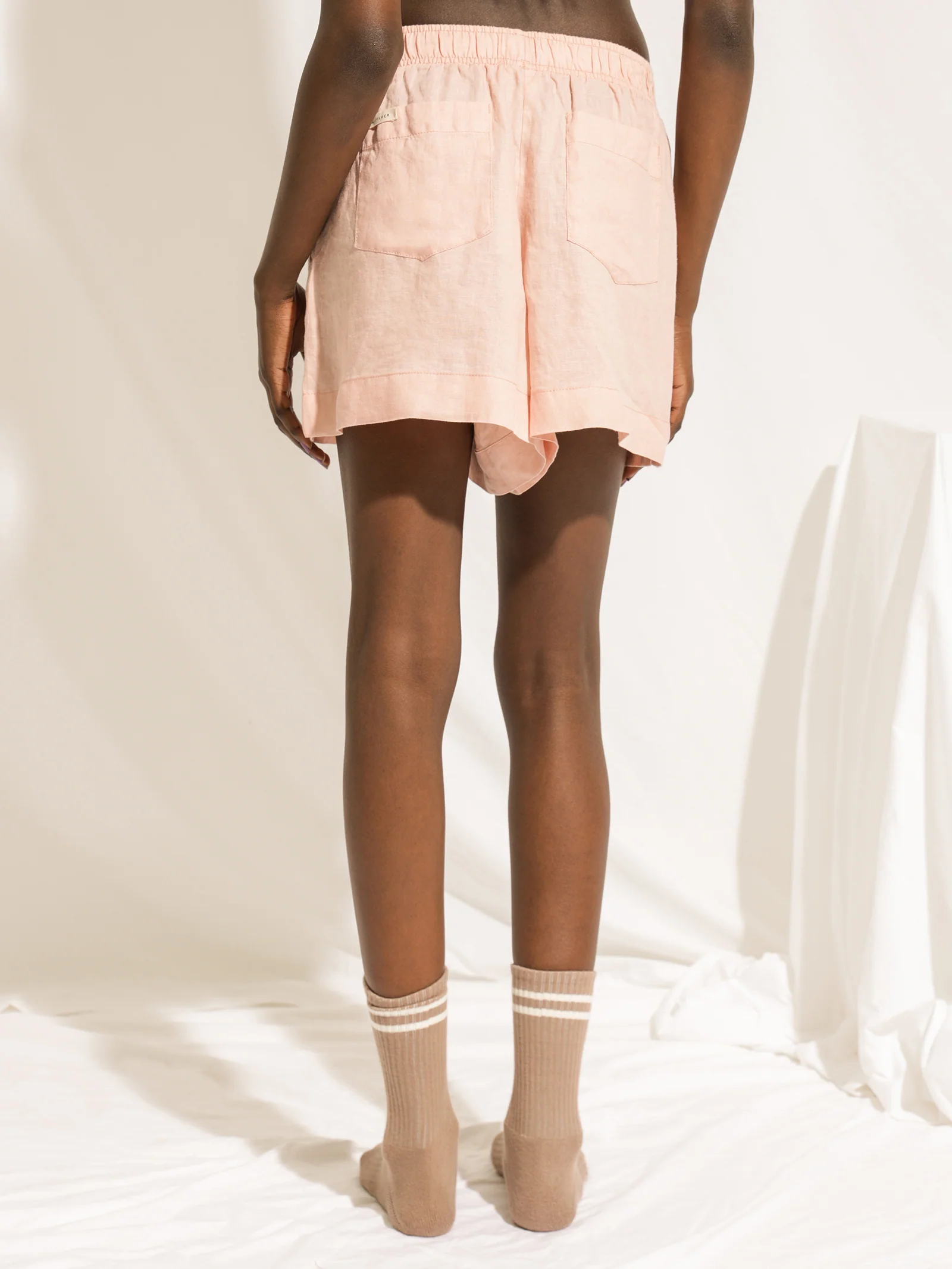 Lounge Linen Shorts - Image 5