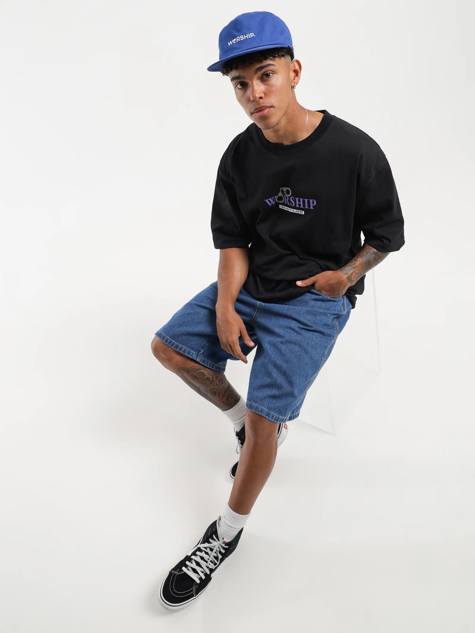 Lounger Denim Shorts - Image 2