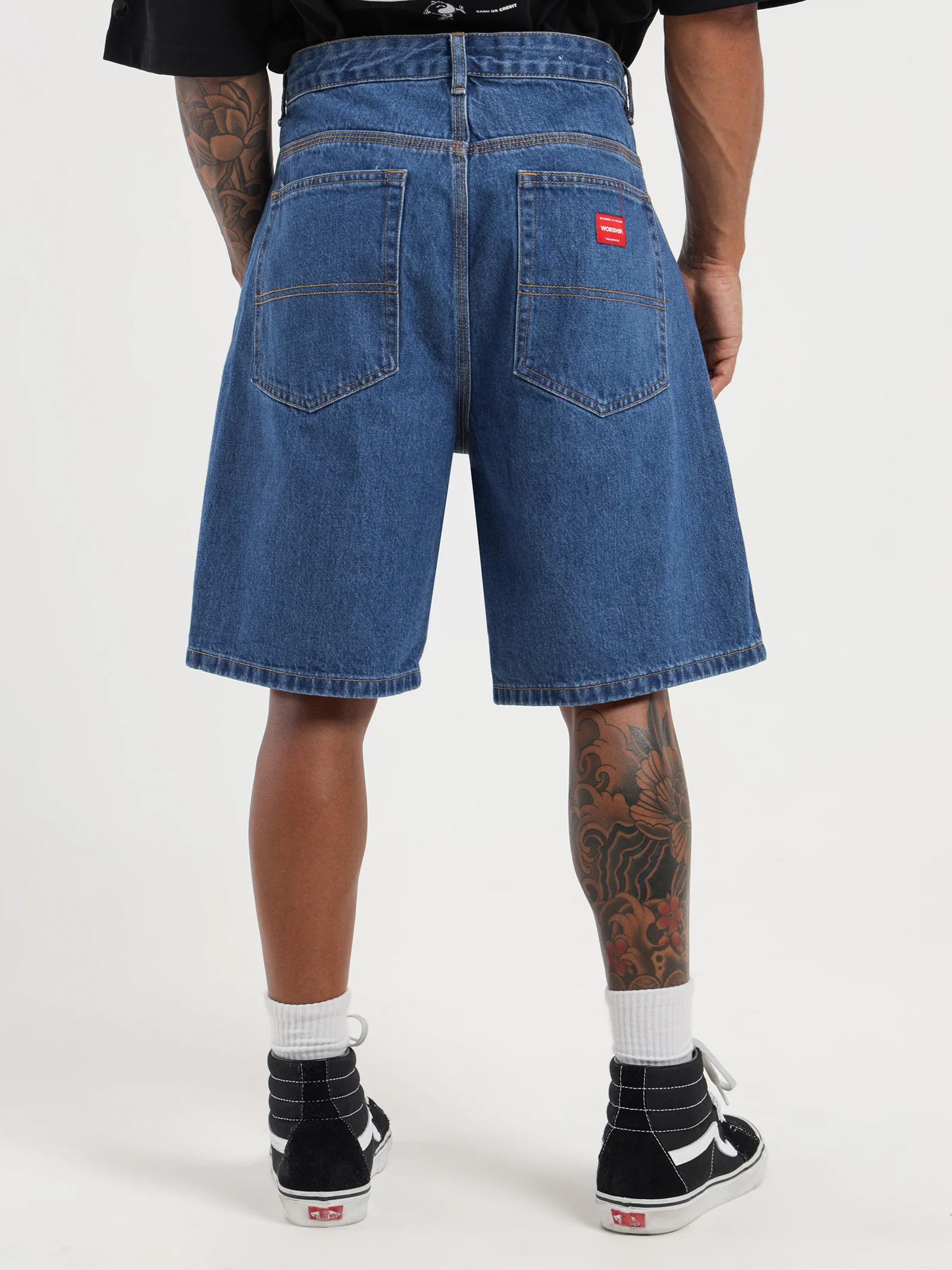 Lounger Denim Shorts - Image 6