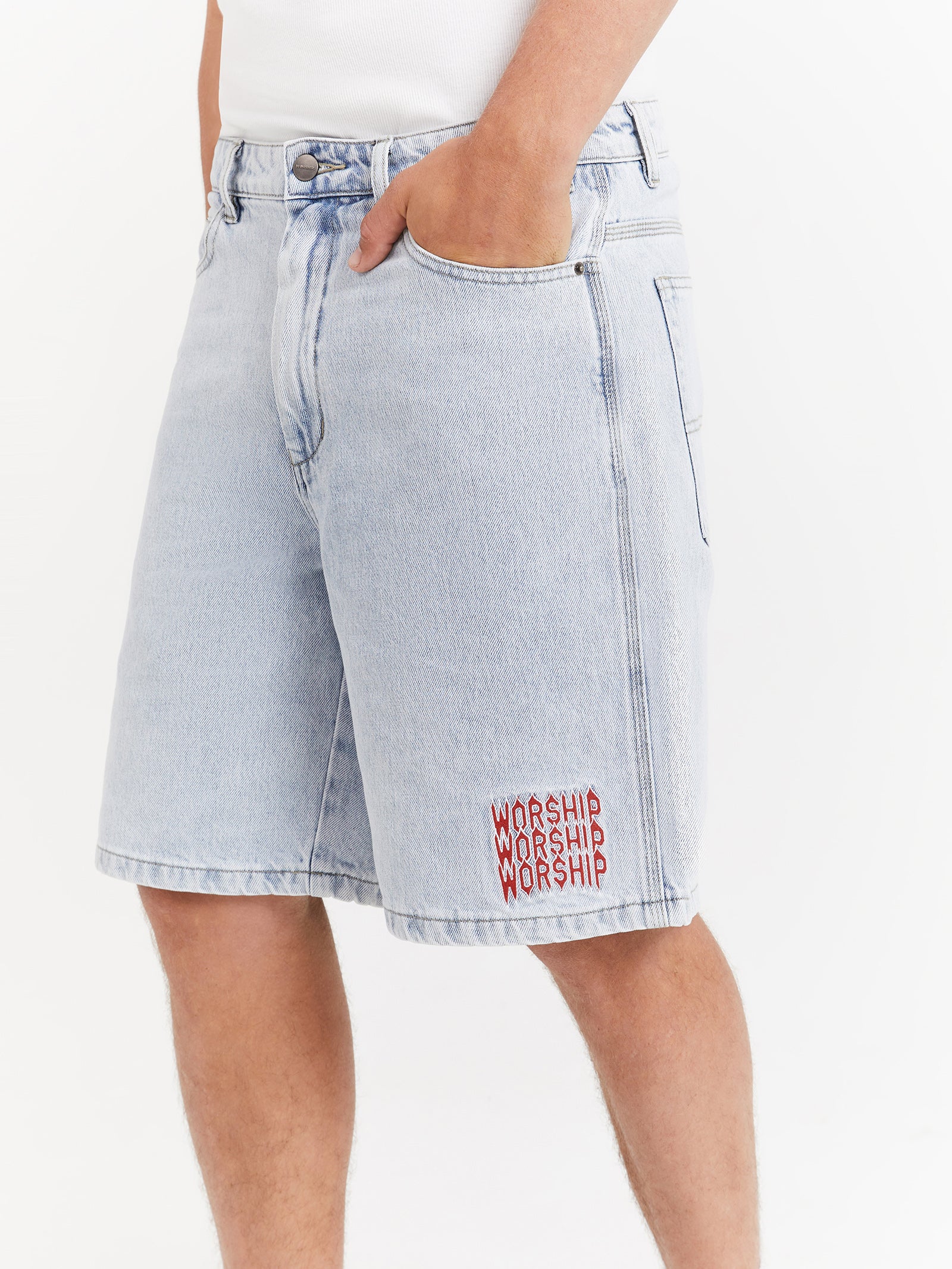 Lounger Jean Shorts - Image 3