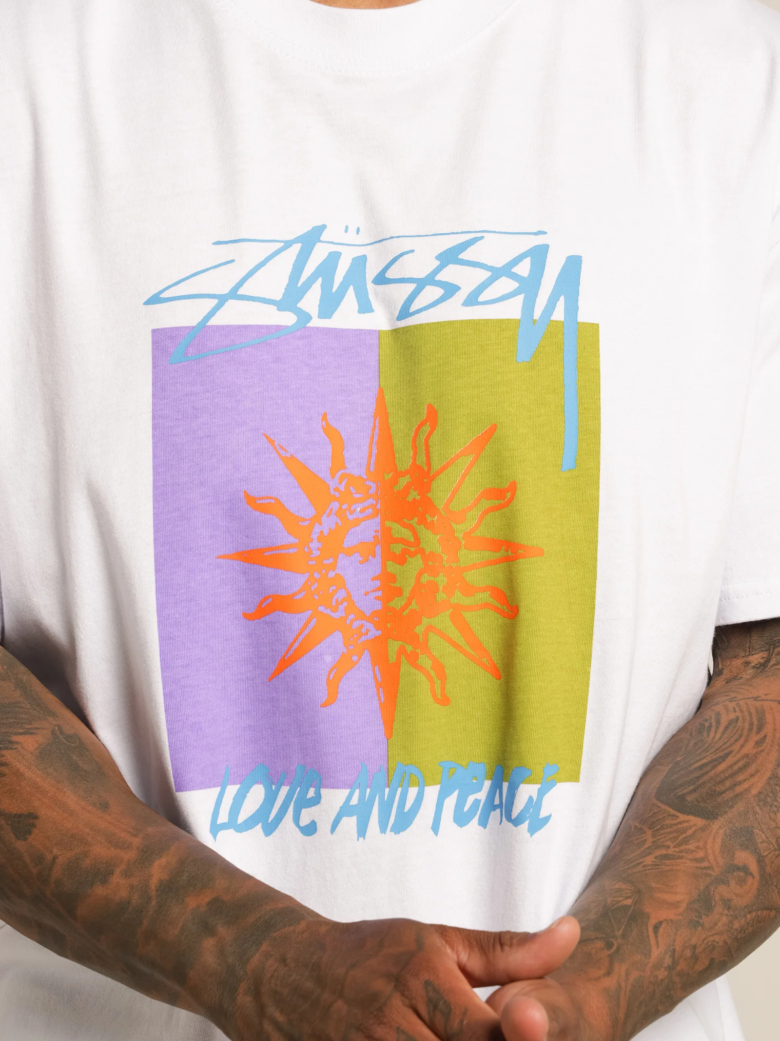 Love & Peace 50/50 T-Shirt - Image 6