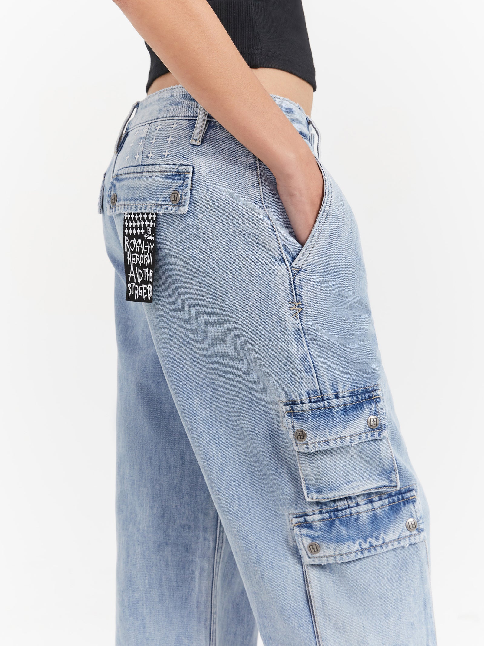 Low Rider Cargo Jeans - Image 3