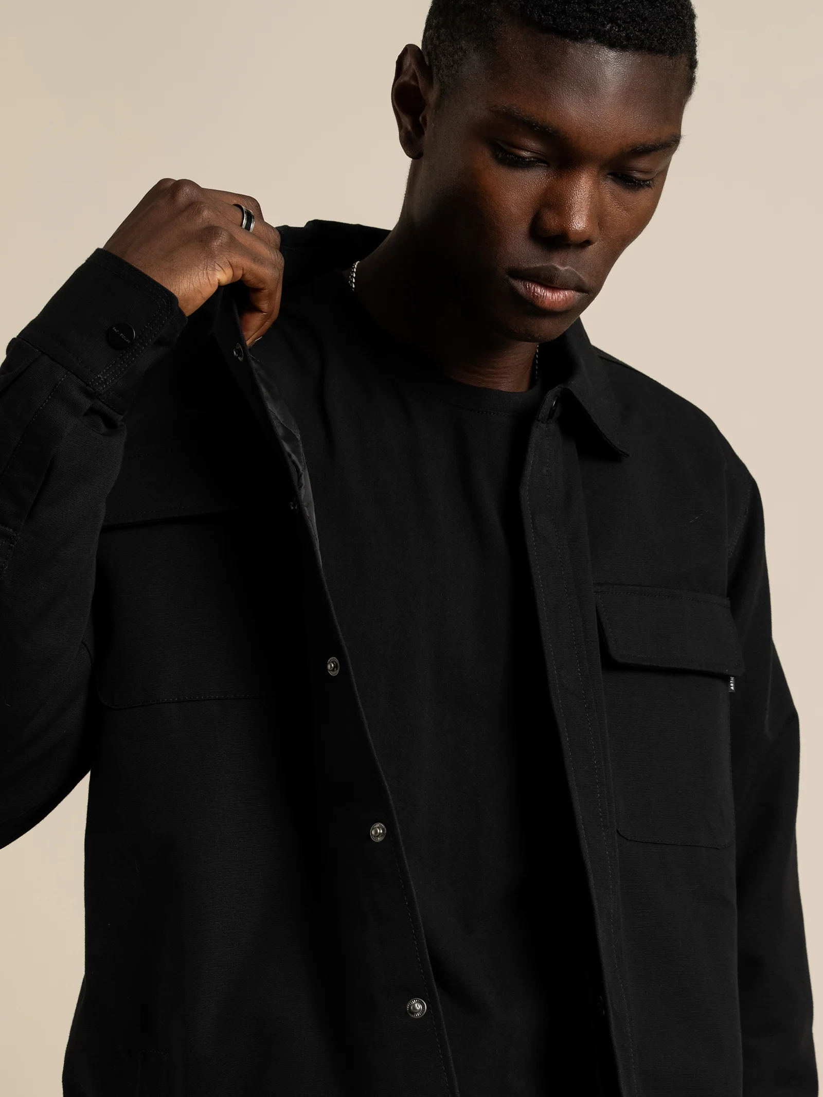 Luca Canvas Sherpa Jacket - Image 4