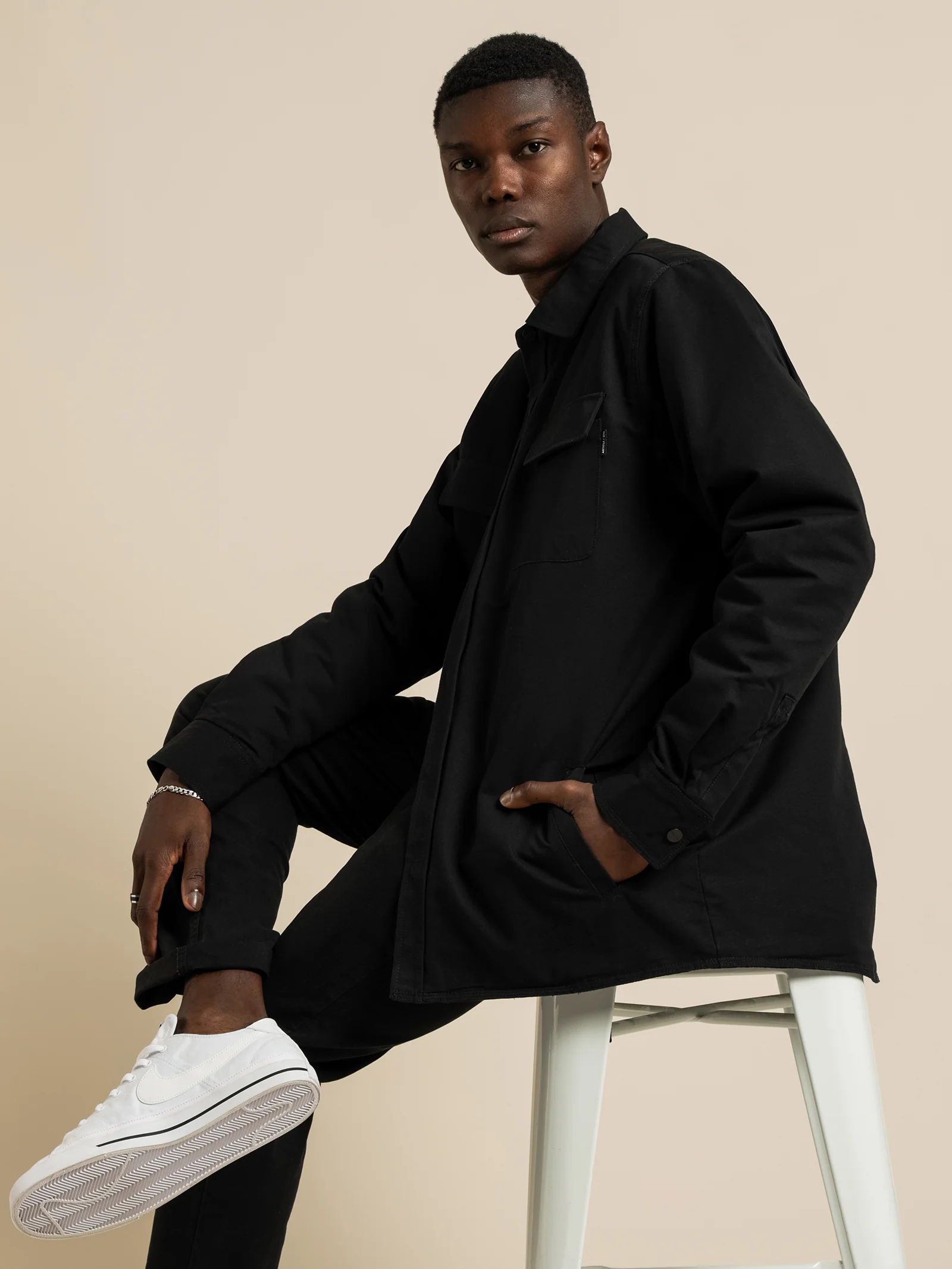 Luca Canvas Sherpa Jacket - Image 6