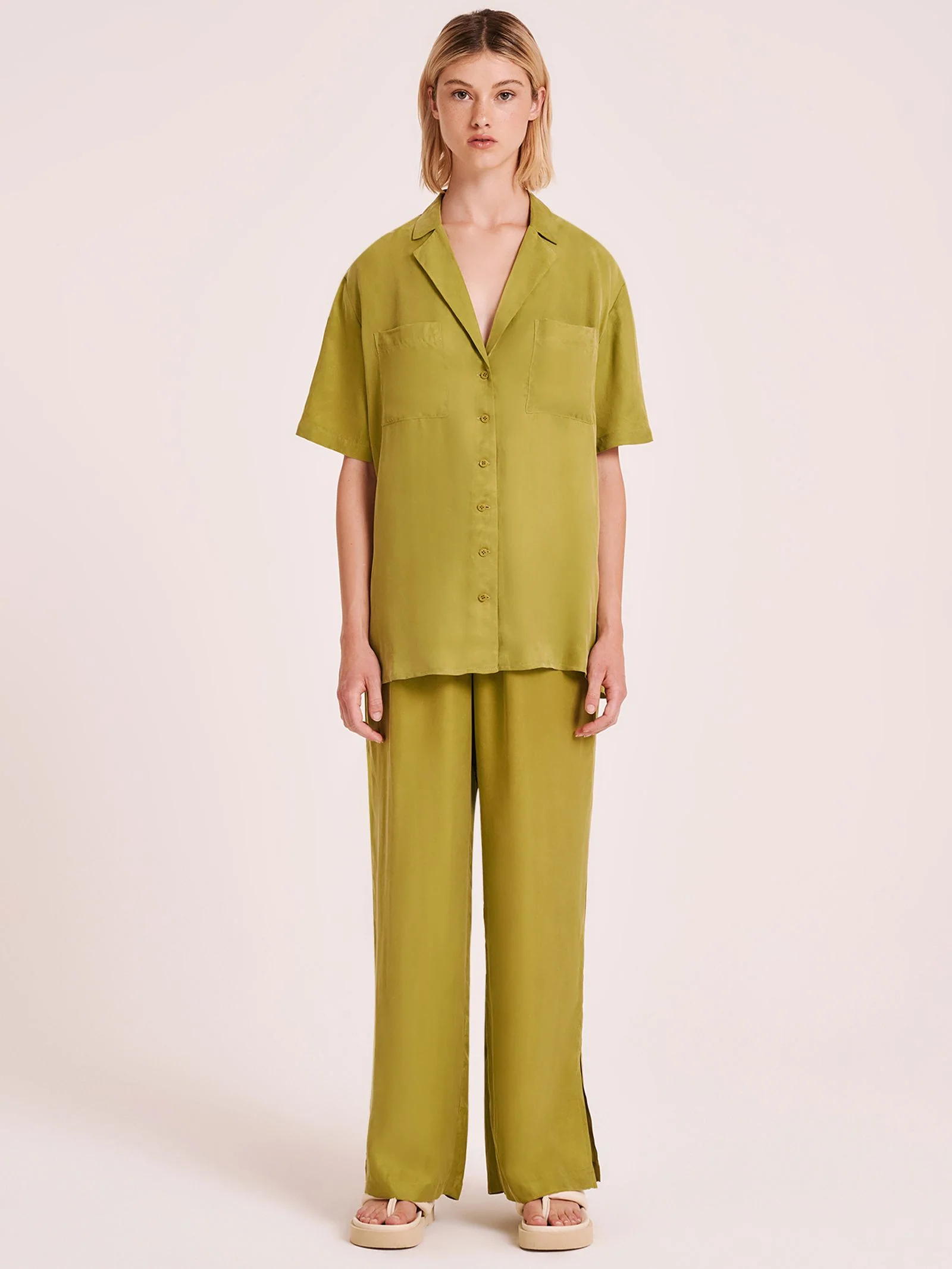 Lucia Cupro Shirt - Image 2