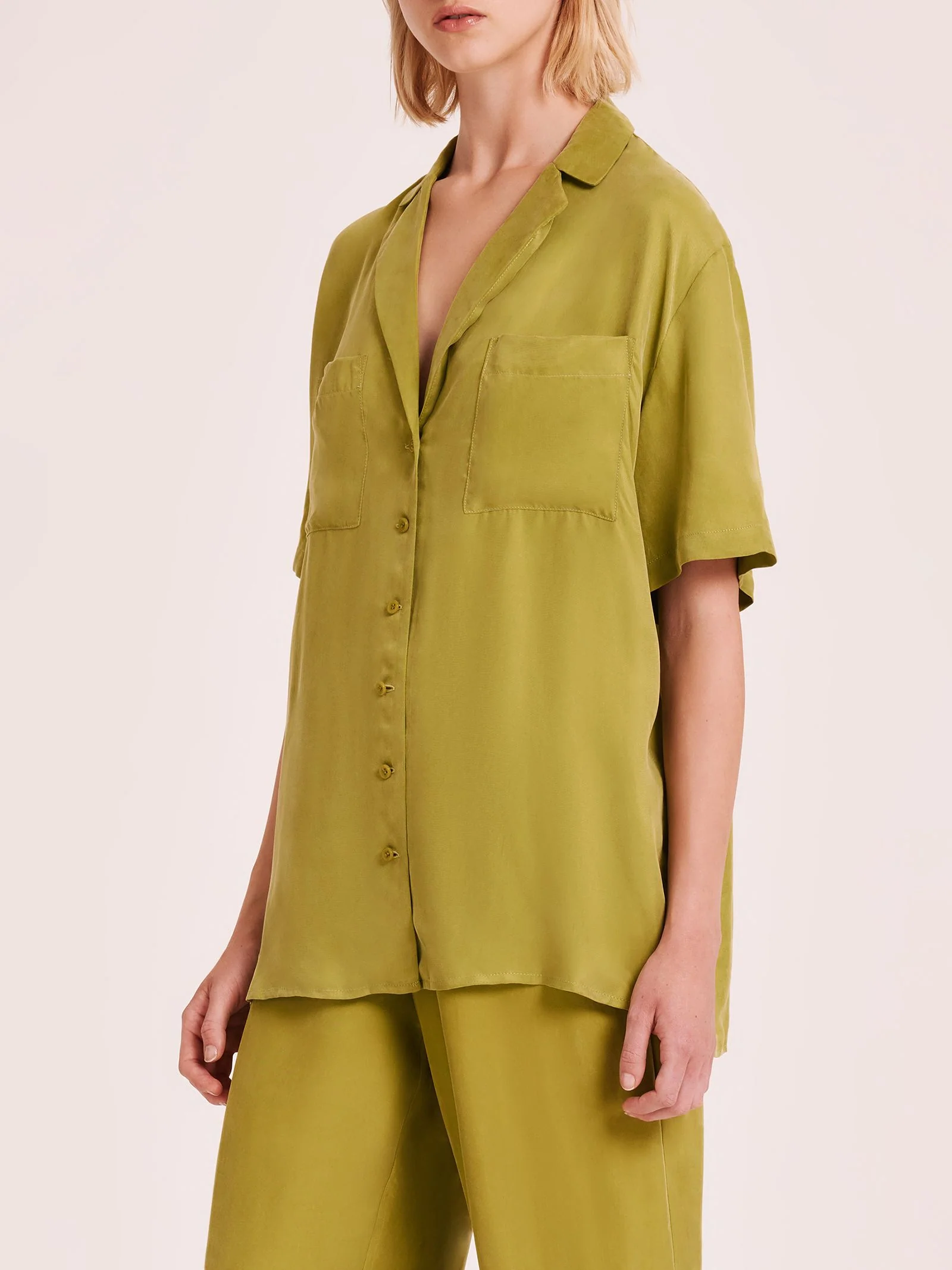 Lucia Cupro Shirt - Image 3