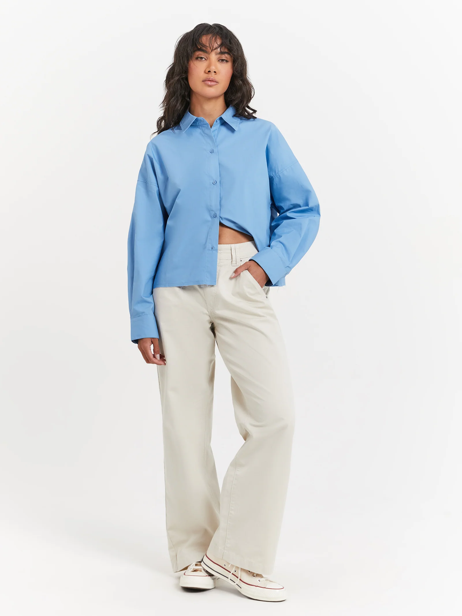 Lukea Cropped Shirt - Image 2