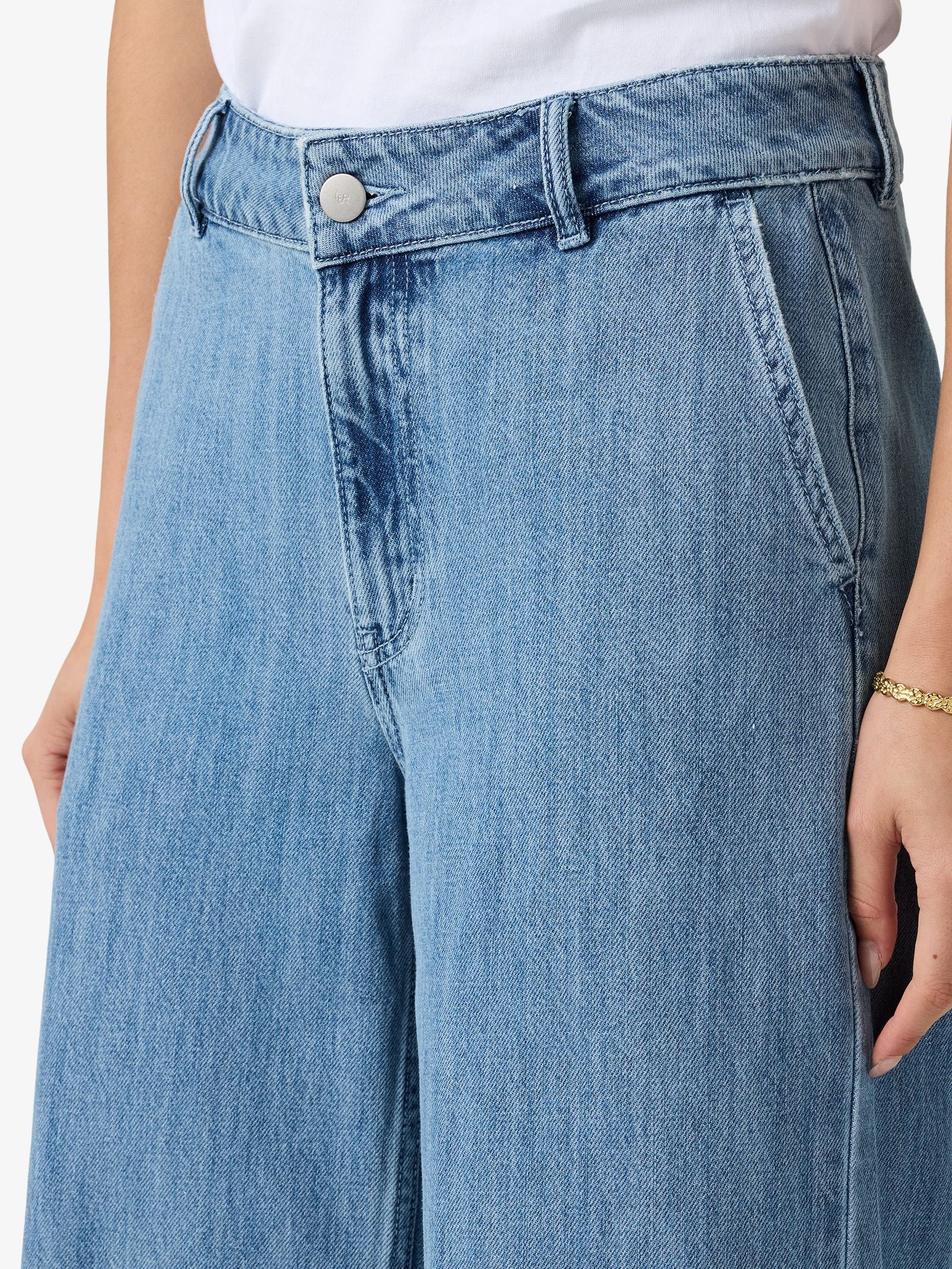 Bria Denim Palazzo - Image 3
