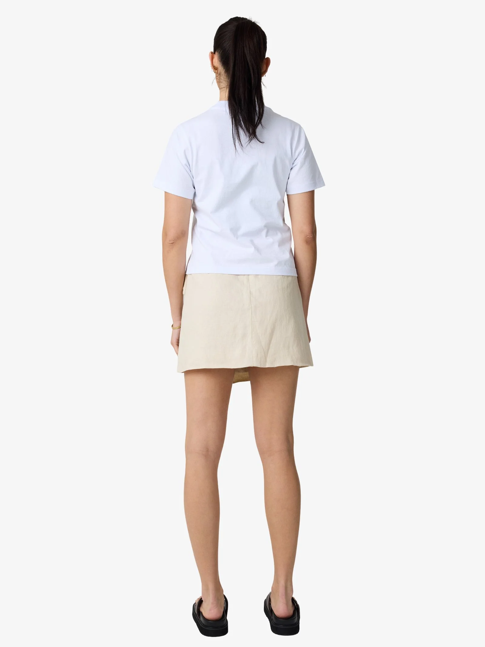 Camille Wrap Mini Skirt - Image 2