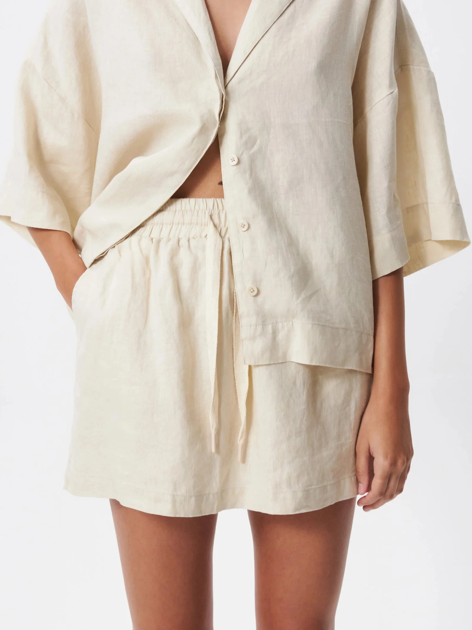 L&R Drawstring Mini Skirt - Image 3