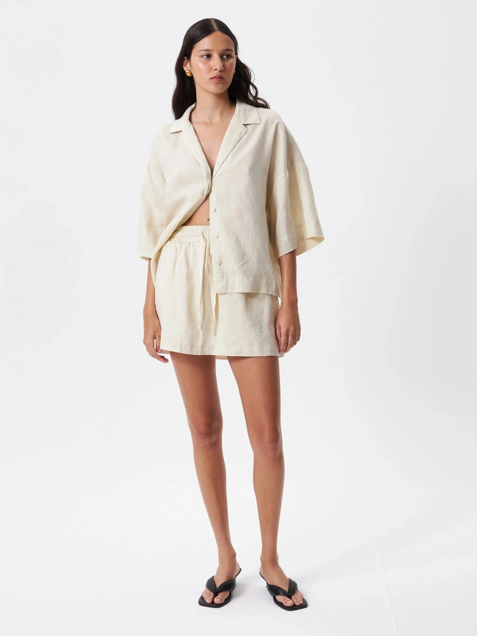 L&R Drawstring Mini Skirt - Image 4
