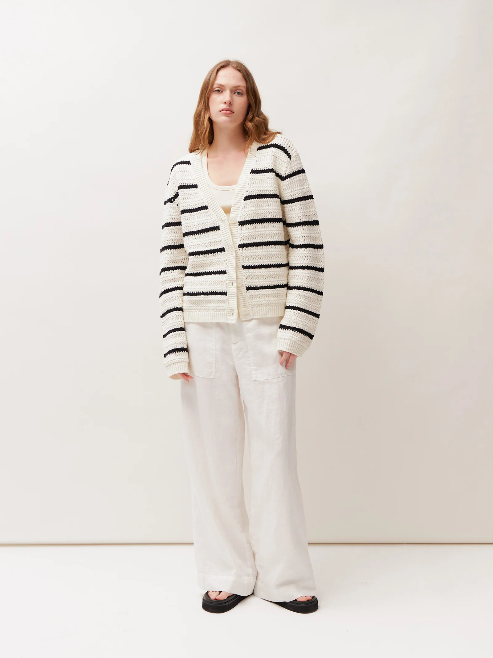 Jardin Stripe Cardigan - Image 5